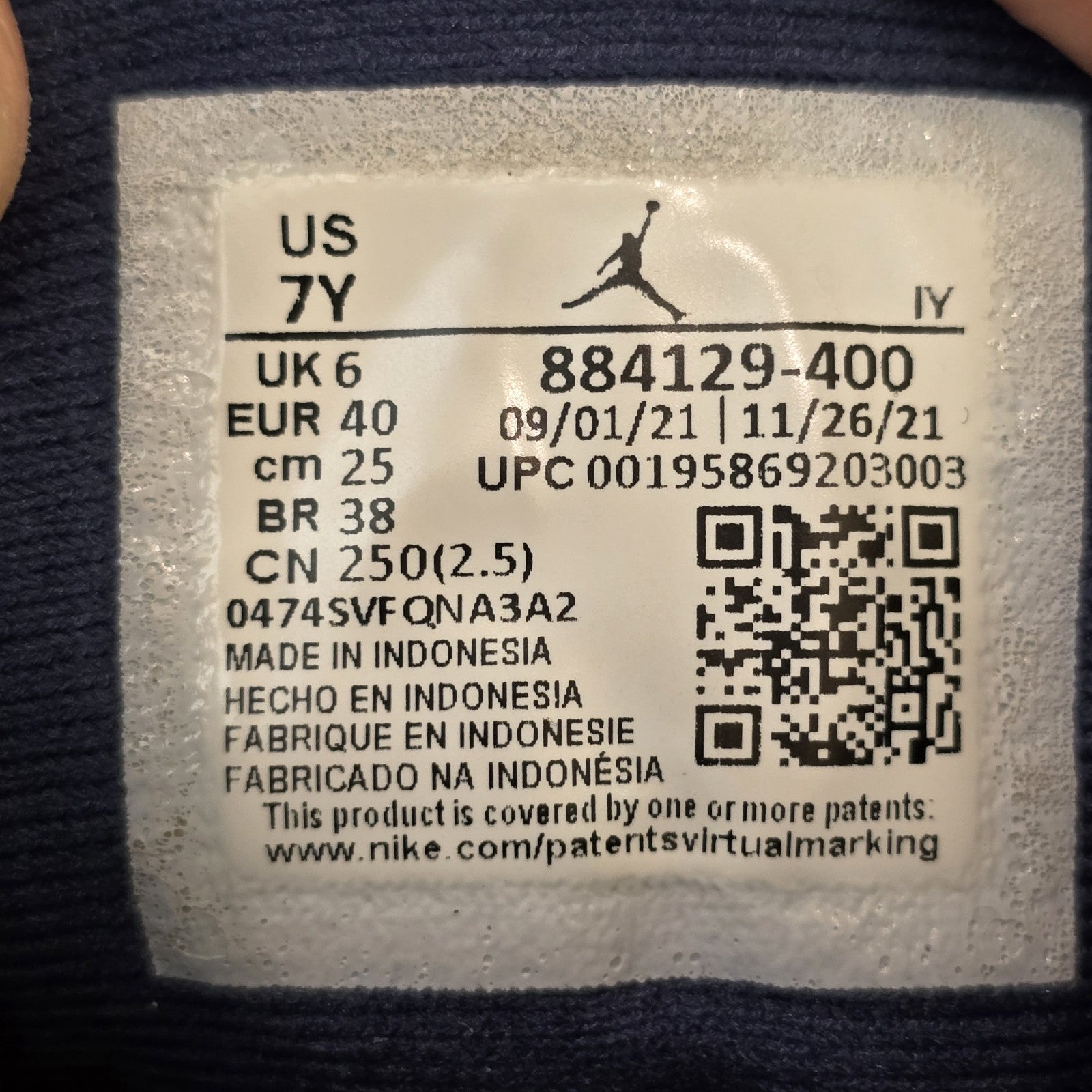 Size 7Y - Jordan 13 Retro Brave Blue GS