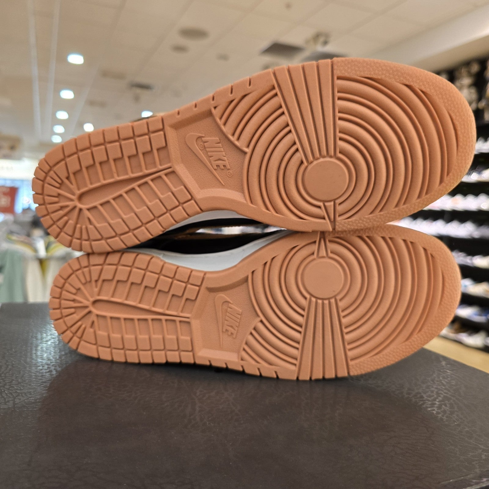 Size 9.5 - Nike Dunk Low Black Amber Brown