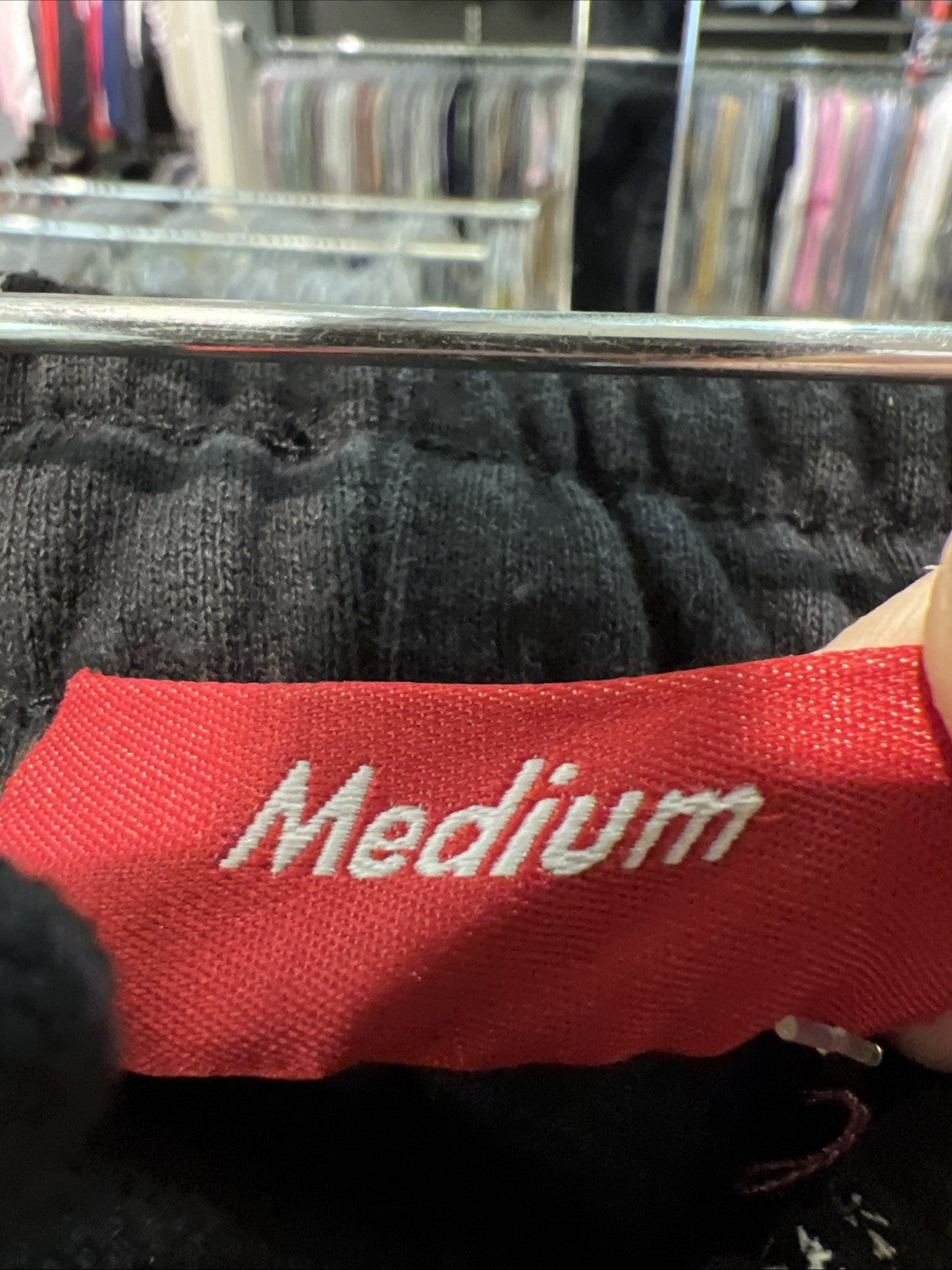 Supreme Love Cash Sweatpant Black Size Medium