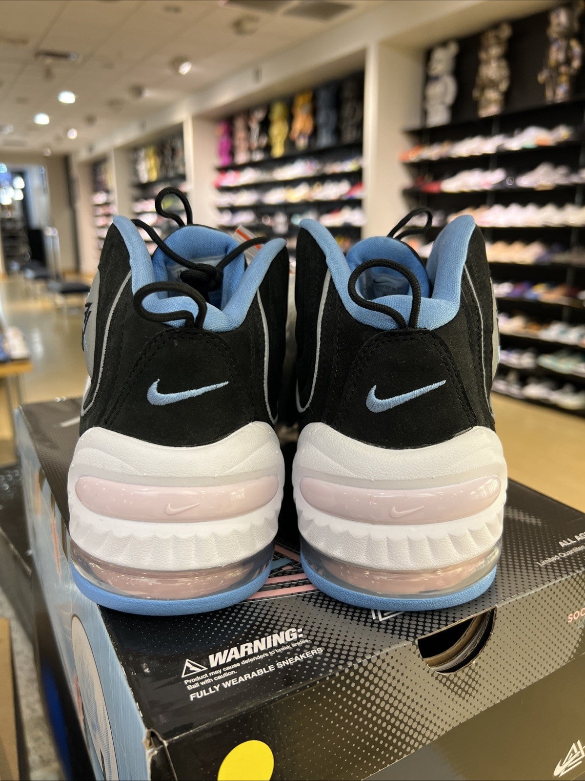 Nike Air Penny 2 Social Status Playground Black Size 12 USED