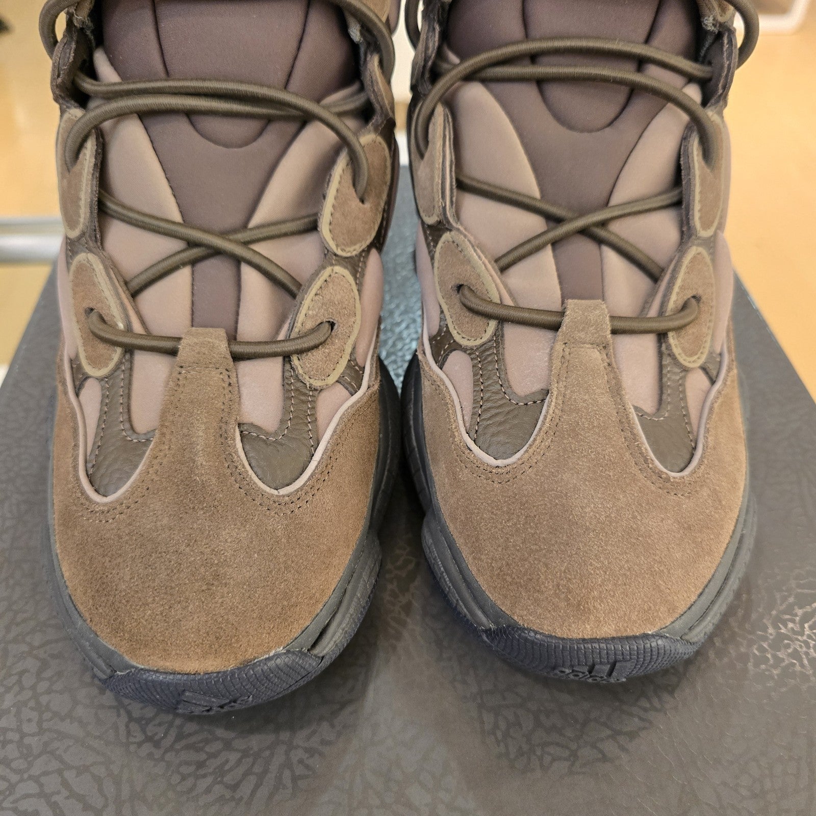 Size 11.5 - Adidas Yeezy 500 High Taupe Black