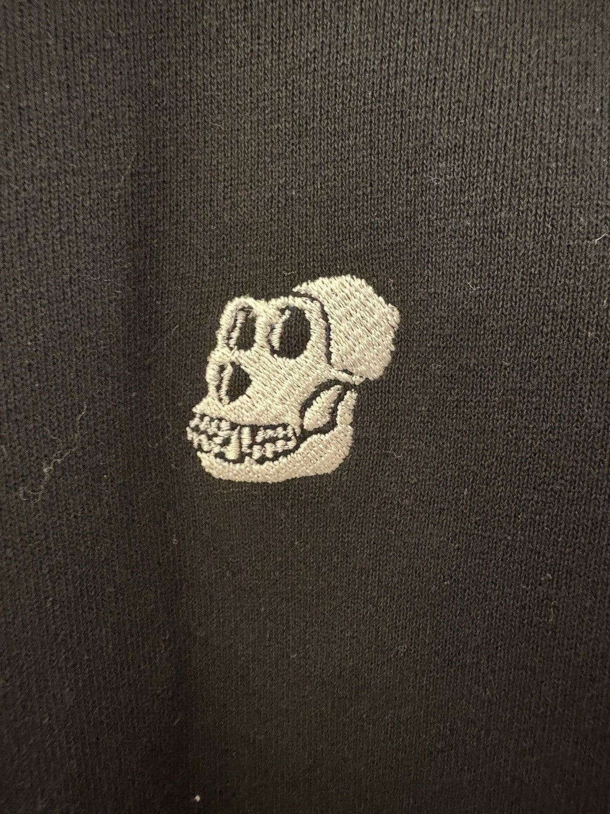BBC MONKEY SKULL BLACK HOODIE SZ M