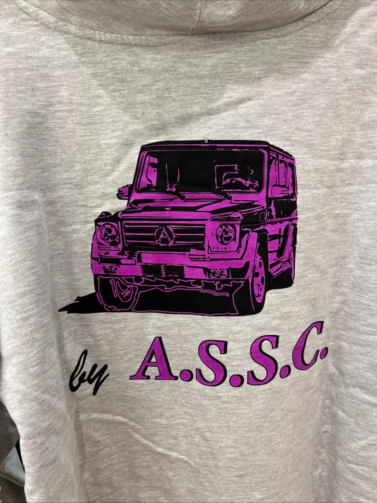 ANTI SOCIAL SOCIAL CLUB BERLIN HOODIE HEATHER GREY