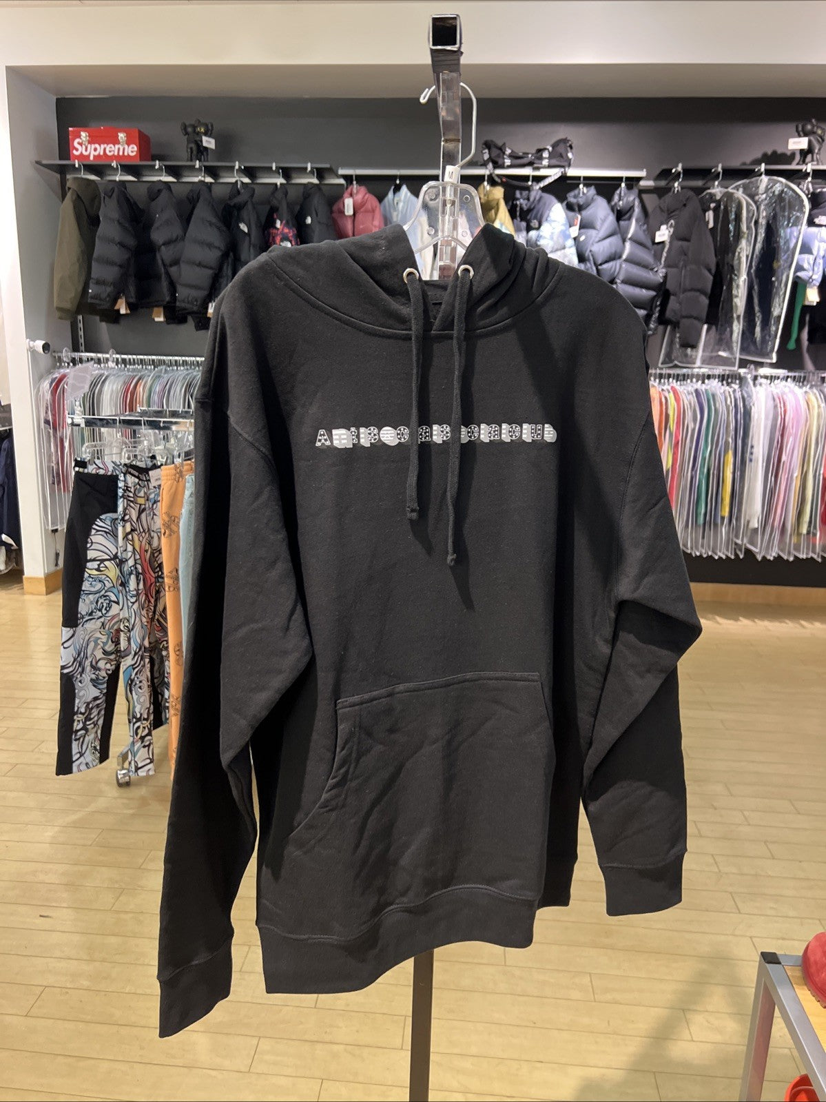 Anti Social Social Club Sign Me Up Black Hoodie Sweatshirt Sz M