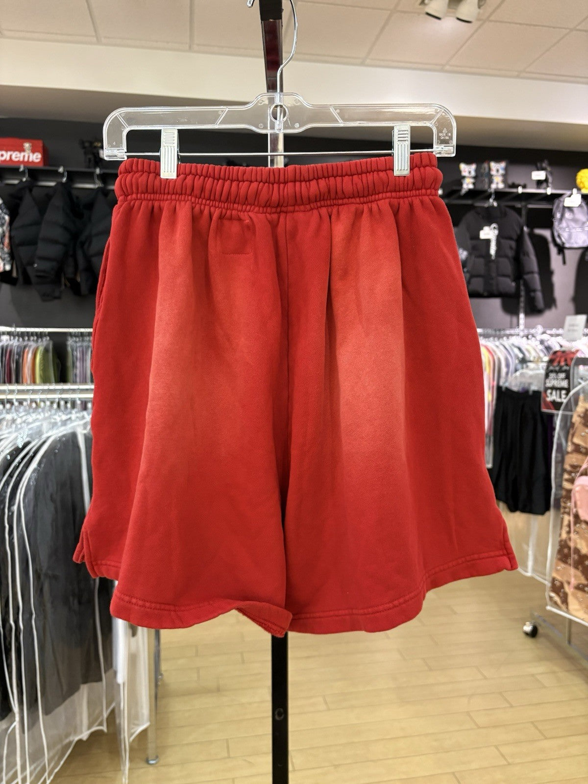 Hellstar Flame Shorts Red Size Small