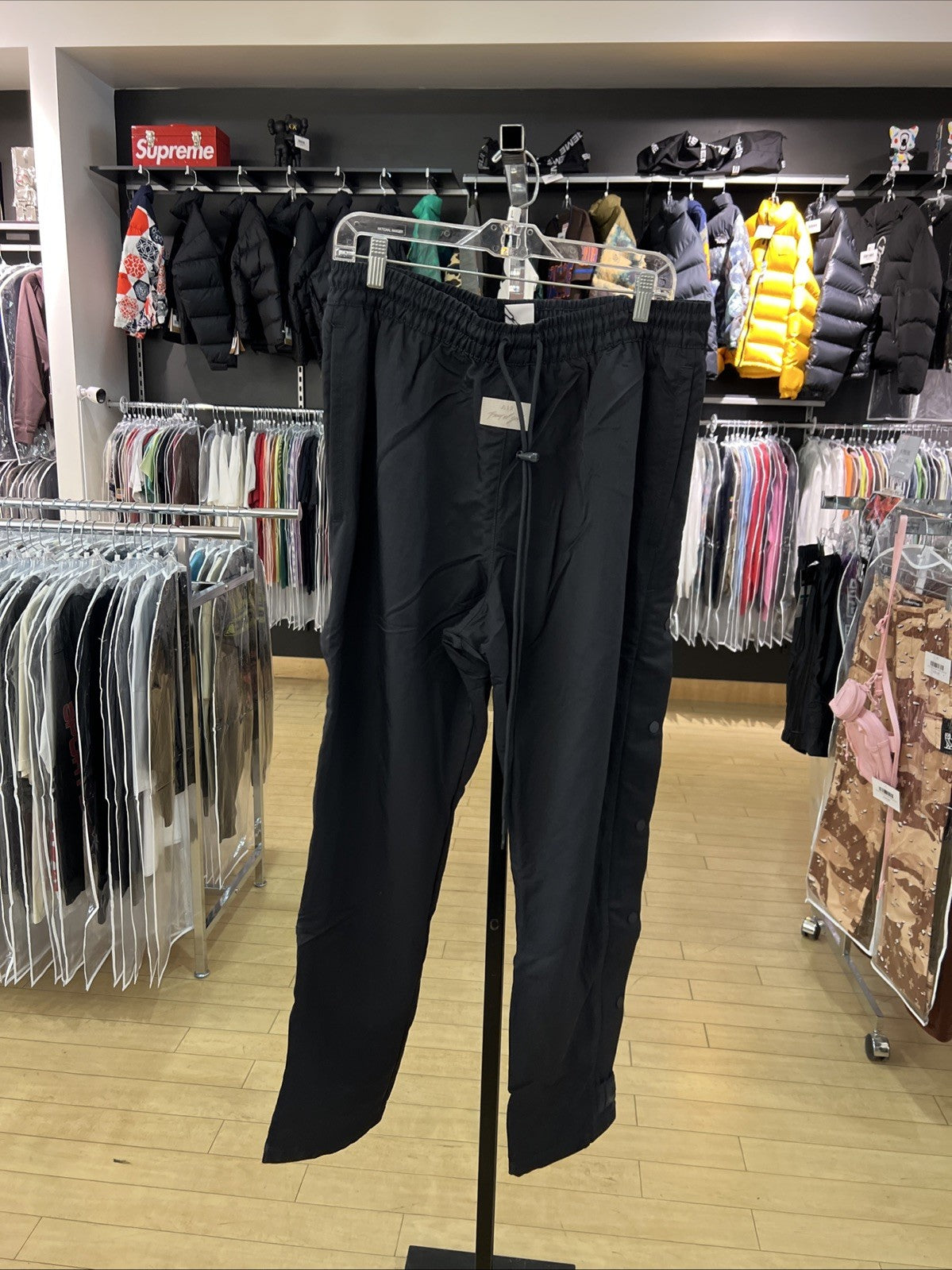 Nike x Fear Of God NBA NRG Warm Up Pant 'Off Black' Sz L