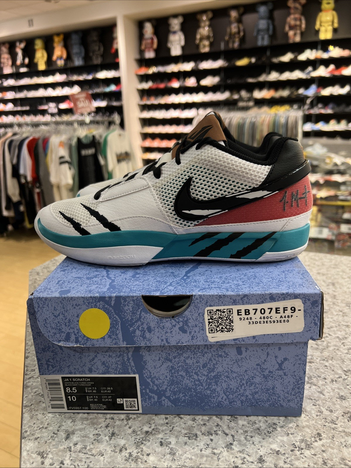 Nike Ja 1 Reverse Scratch Sz 8.5 USED