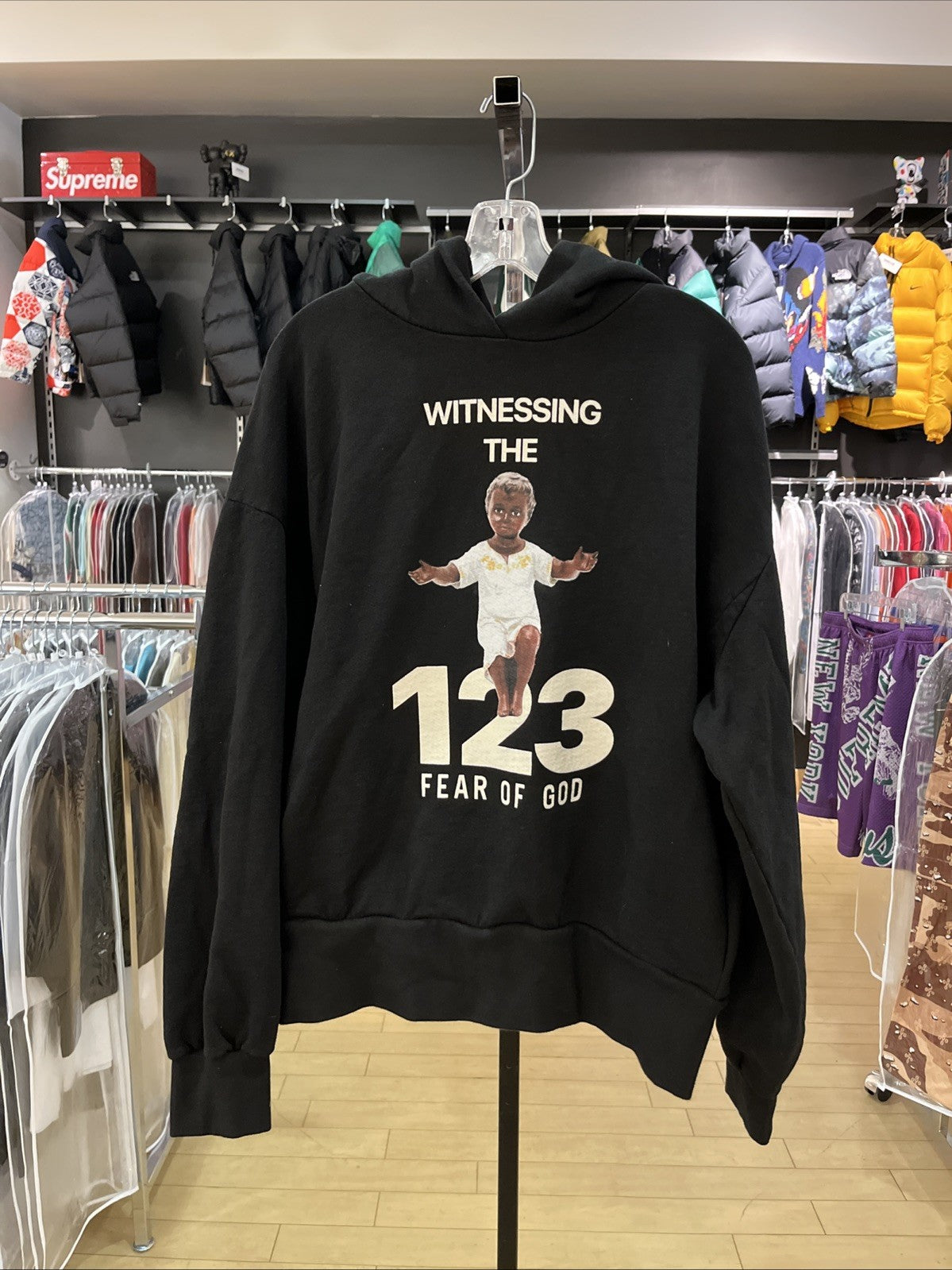 RRR123 Fear Of God Hoodie Sz Large