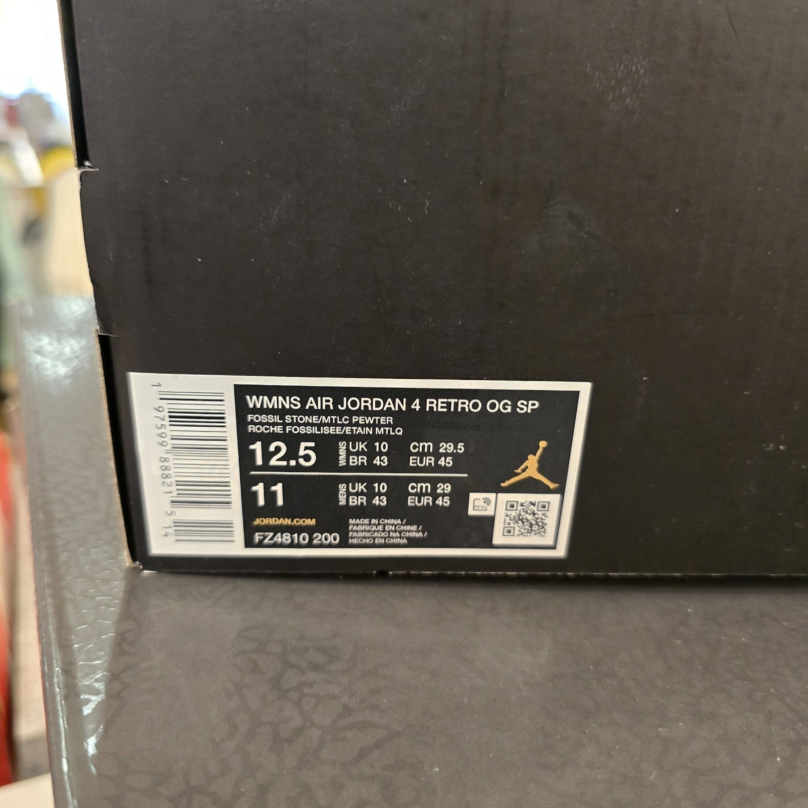 Size 12.5 - A Ma Maniére x Air Jordan 4 Retro While You Were Sleeping W