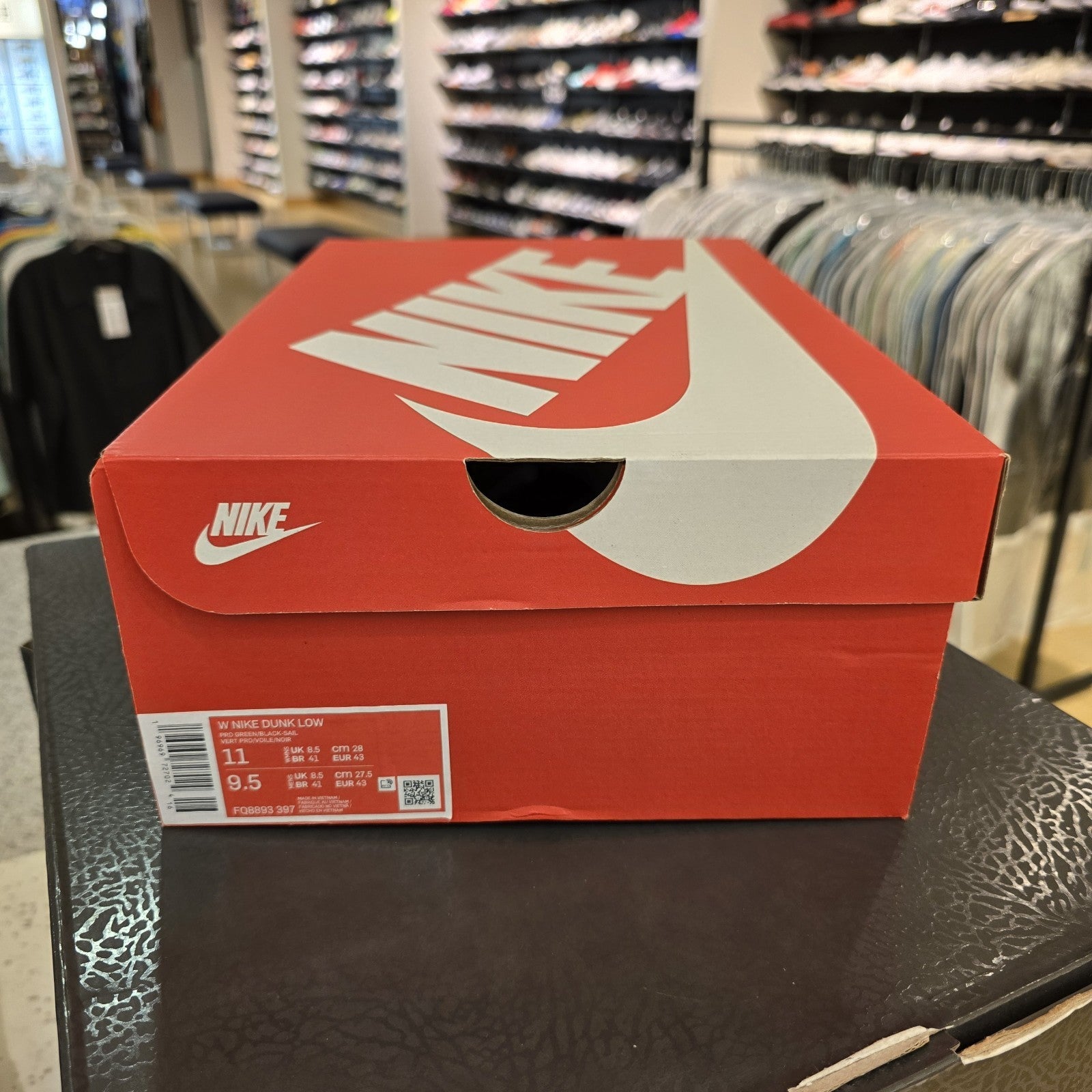 Size 11 - Nike Dunk Low Green Snake Women's