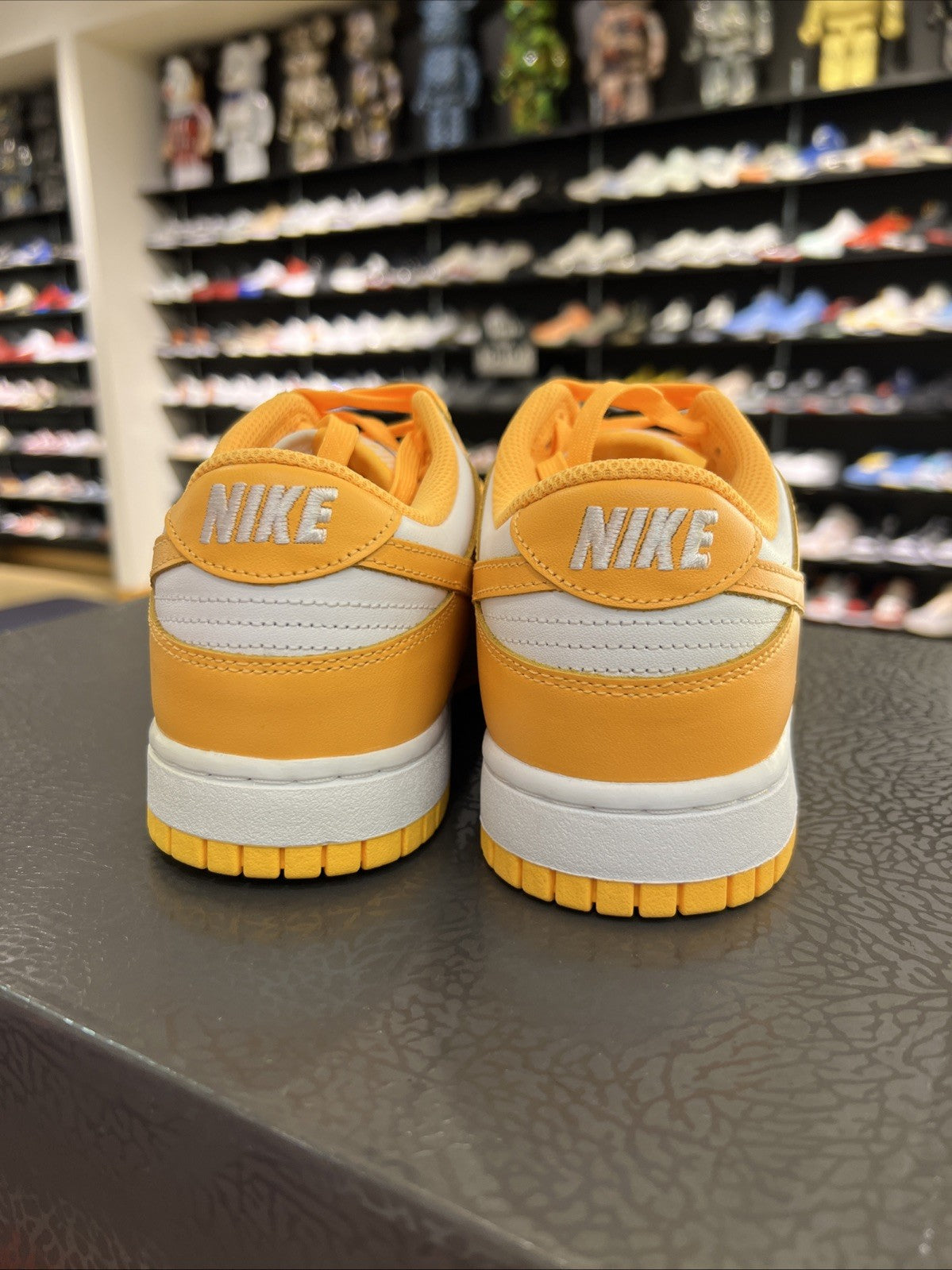 Nike Dunk Low Laser Orange White Womens Sz 9.5/8M