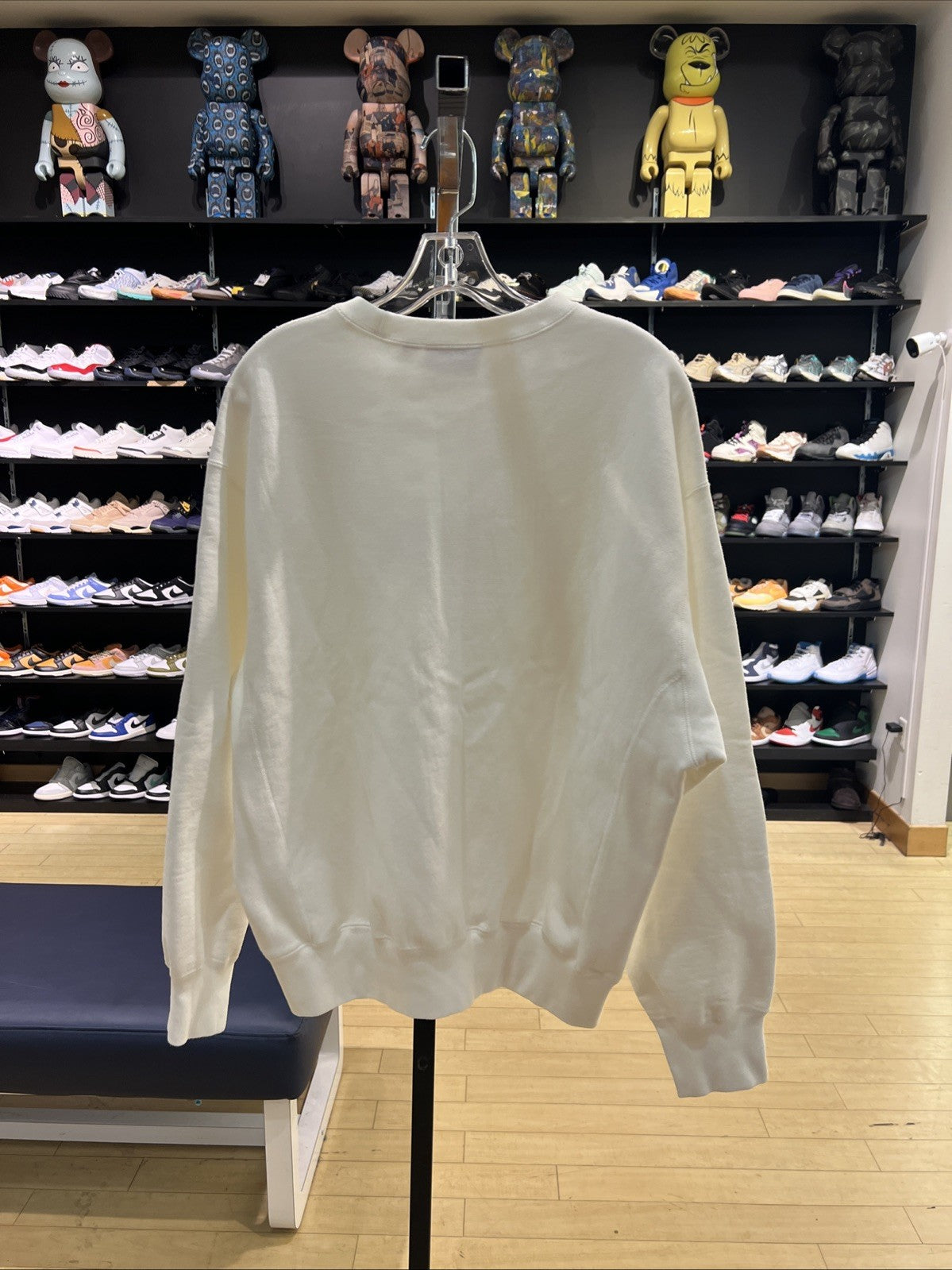 Supreme Box Logo Crewneck Sweatshirt White Sz M USED