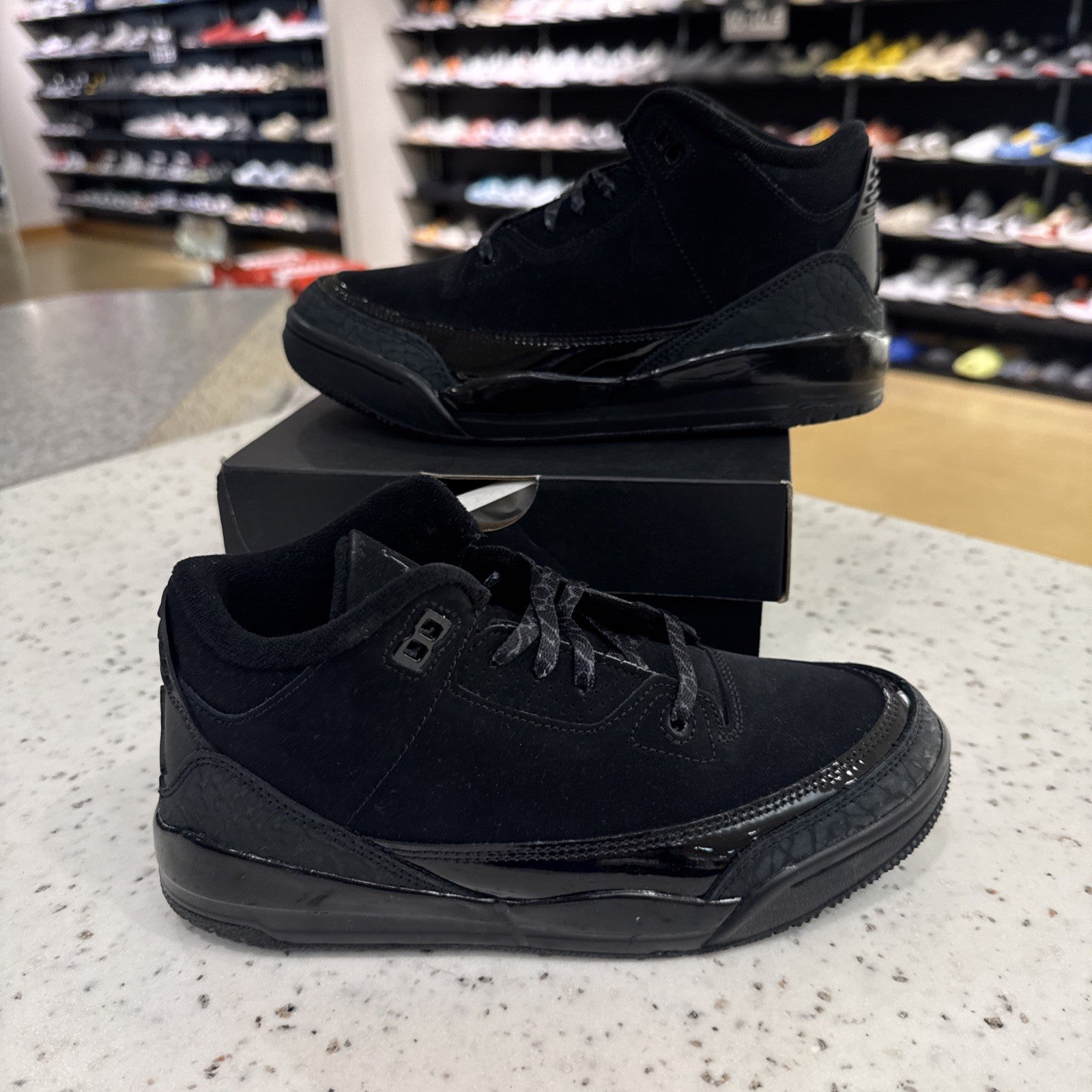 Jordan 3 Retro Black Cat (2025) (PS) Size 3Y