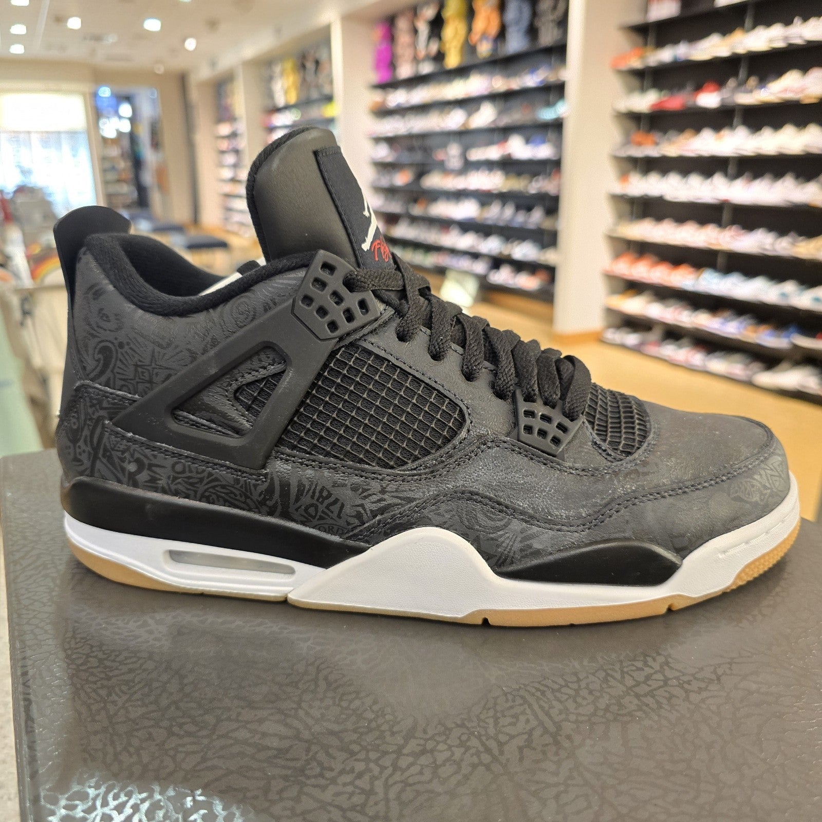 Size 12 - Jordan 4 Retro Laser Gum 30th Anniversary 2019