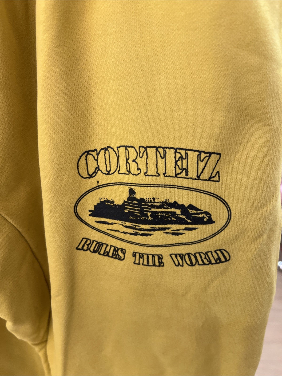 Corteiz Superior Sweatpants Yellow Size M