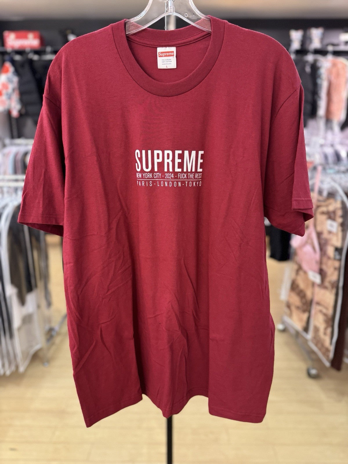 Supreme Anno Domini Tee Red Size Large