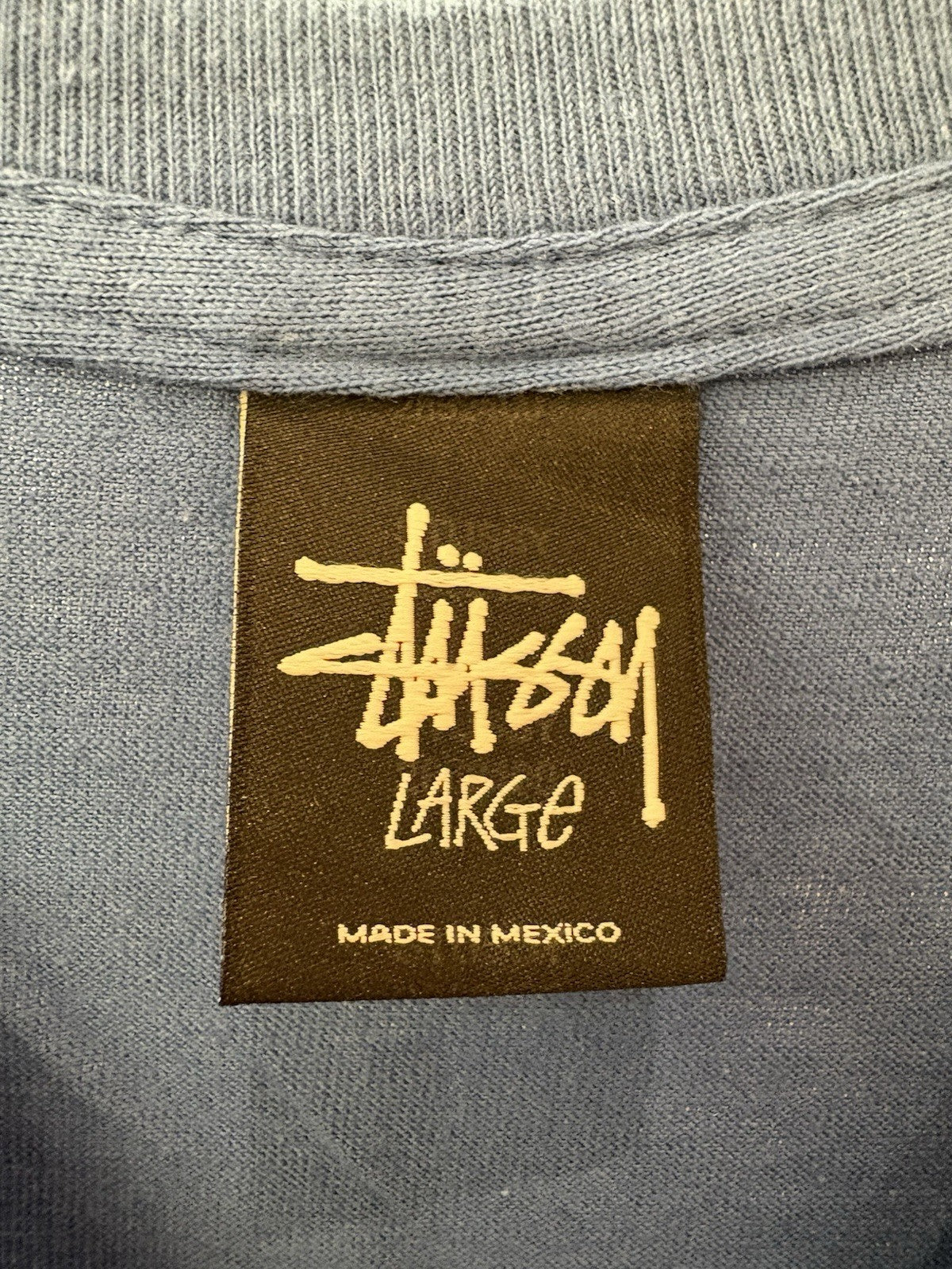 Stussy Down With The Crew Tee 'Royal Blue' Size Large