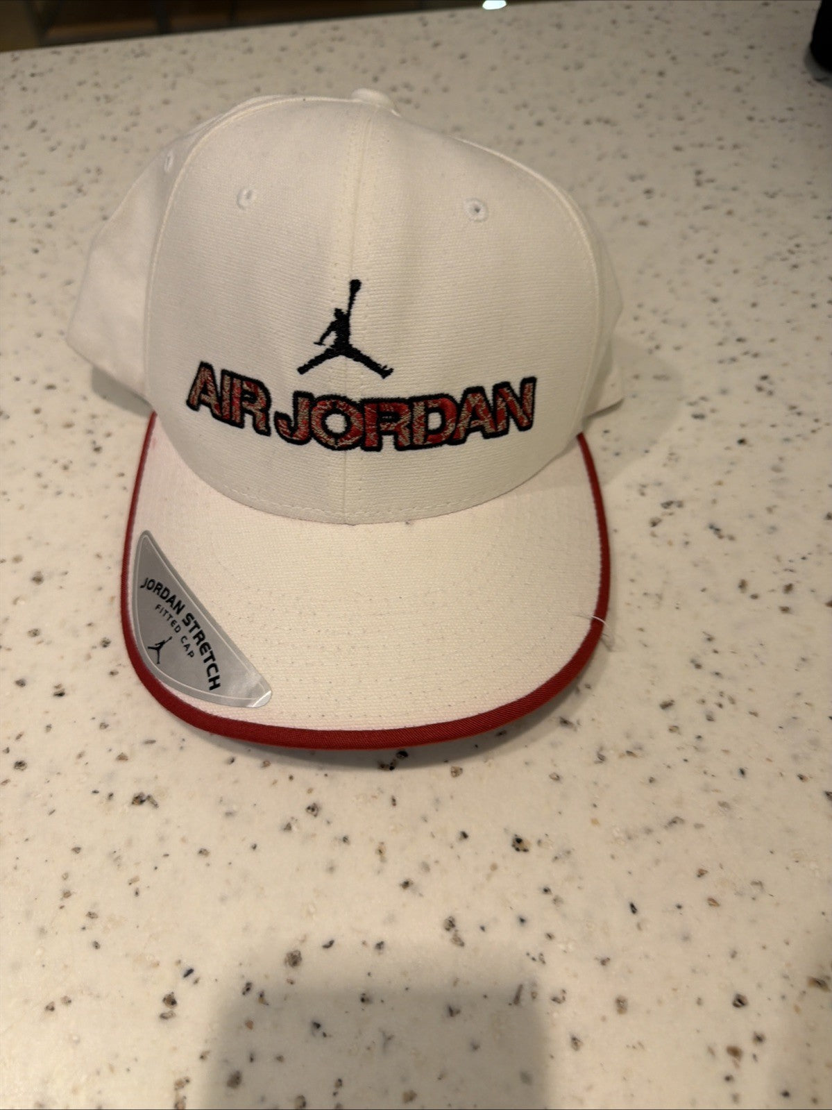 2005 Nike Air Jordan 4 Retro Hat Cap White Laser Fire Red OG