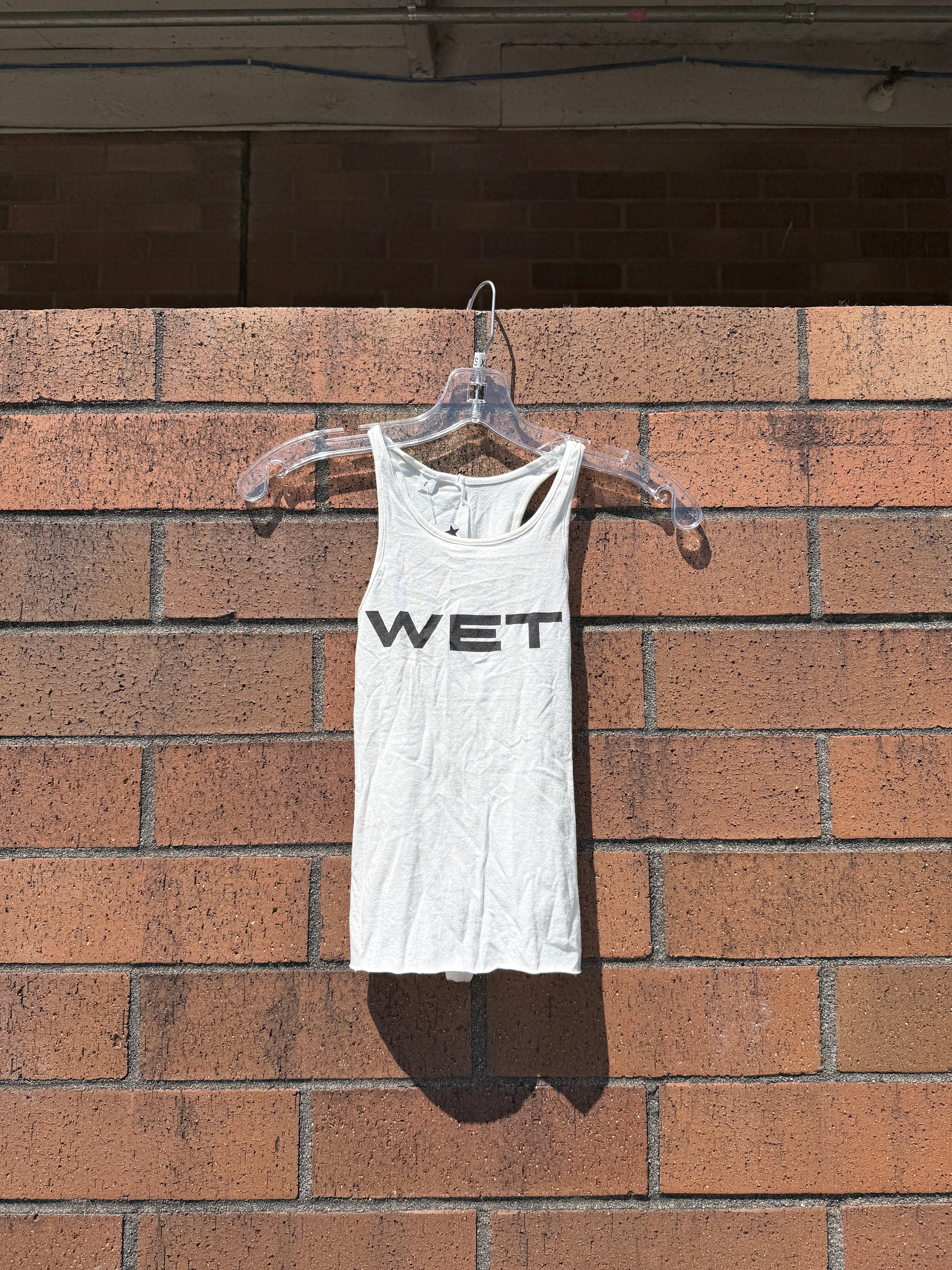 Women’s Yeezy x Mowalola Wet Tank Top White Size 2 (M/L)