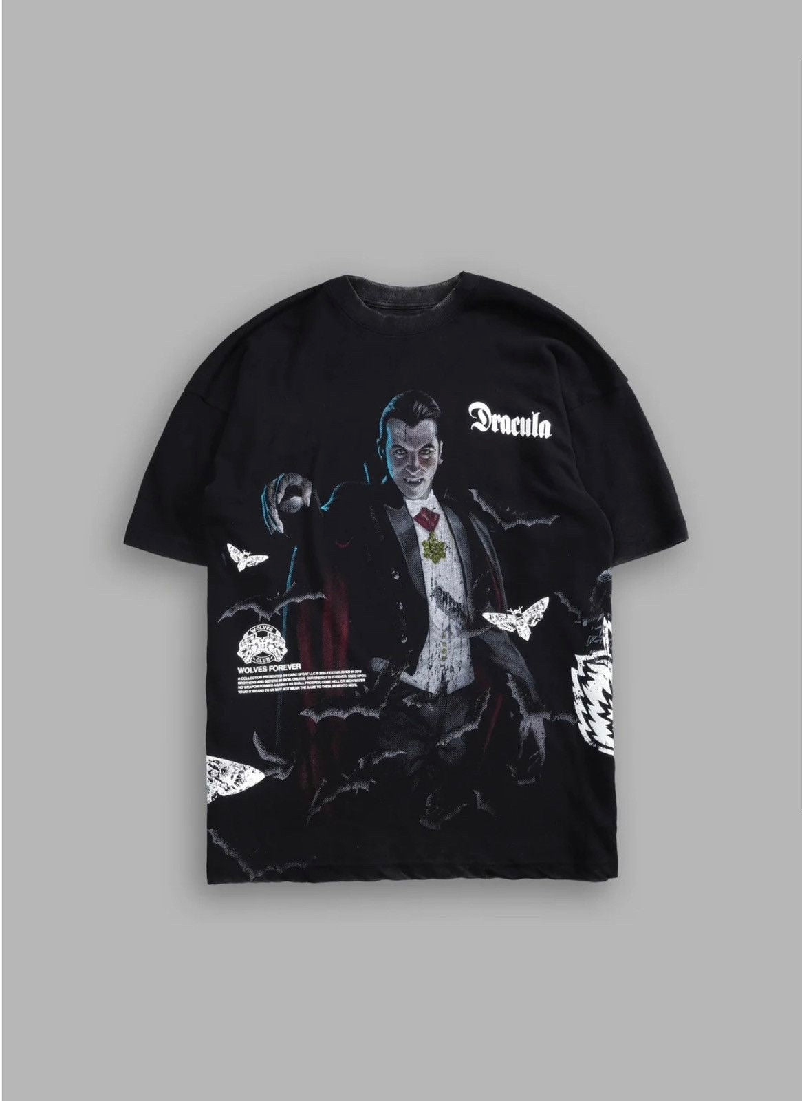 Darc Sport Universal Monsters Dracula Side by Side Tee Sz M