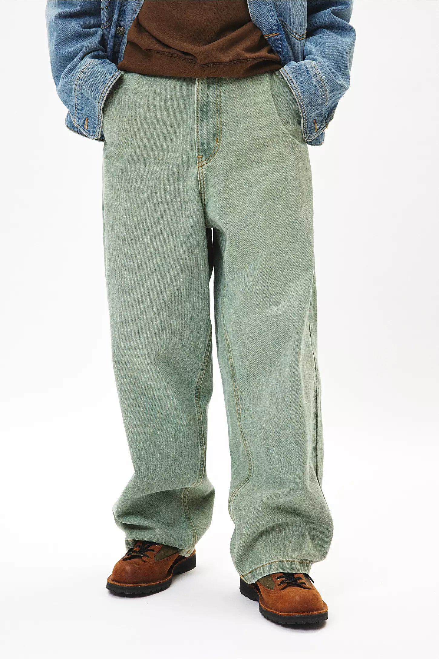 BDG 2000s Baggy Jeans Light Grey Sz Small