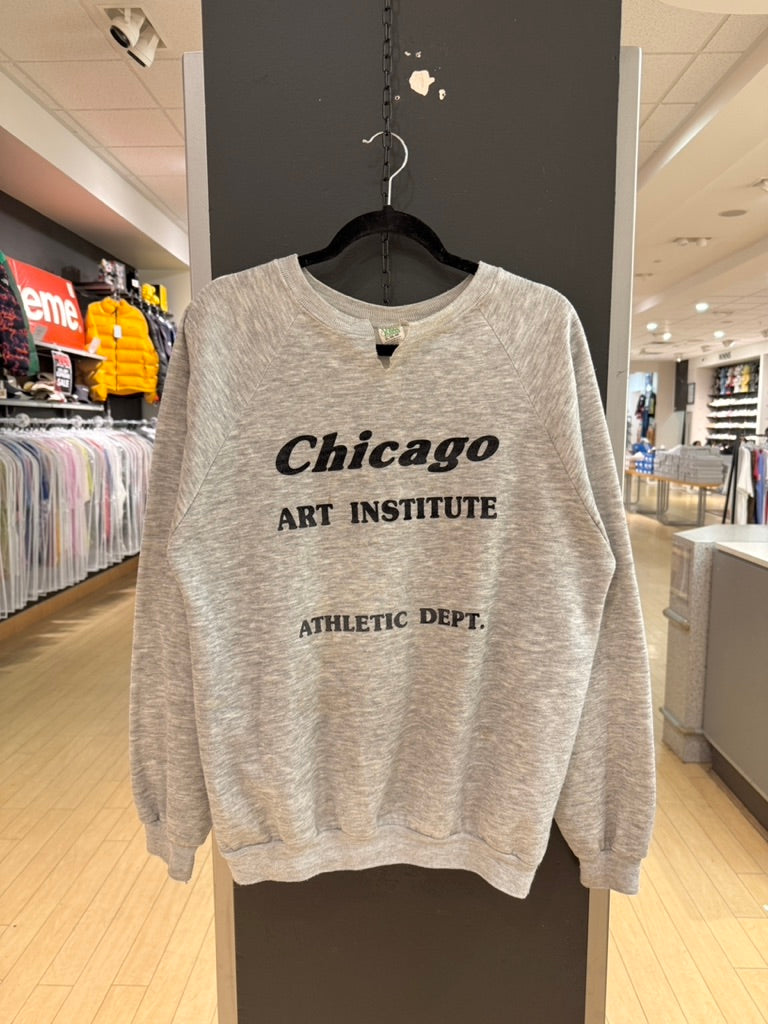 80s Chicago Art Institute Athletic Dept Crewneck Sz XL