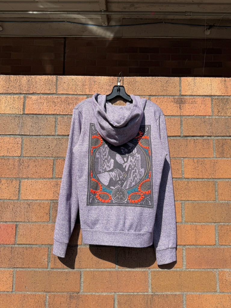 Women's Y2K Obey Power to the People Zip Up Hoodie Sz M