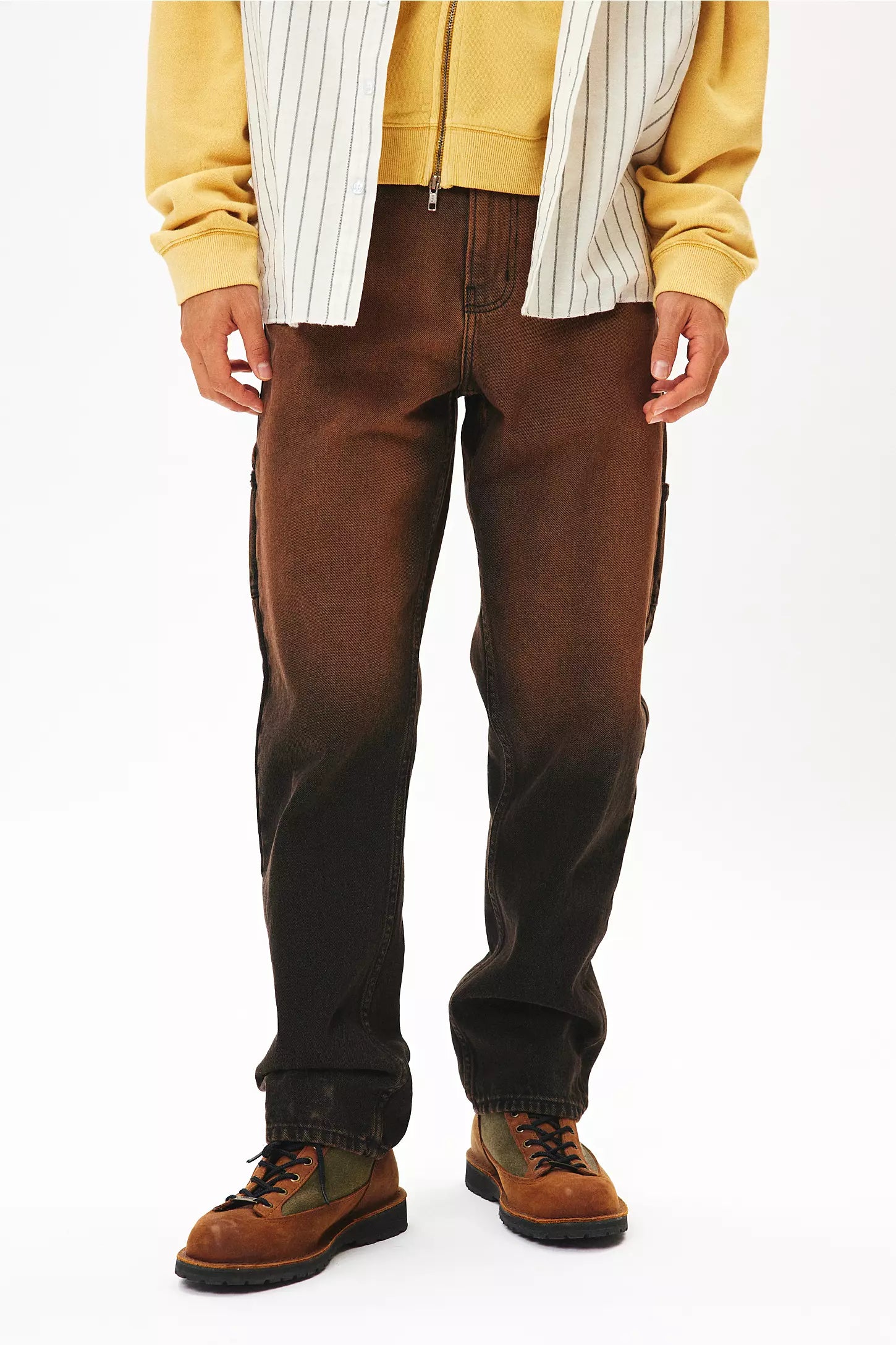 BDG Tinted Brown Straight Fit Utility Jeans Sz 30x32