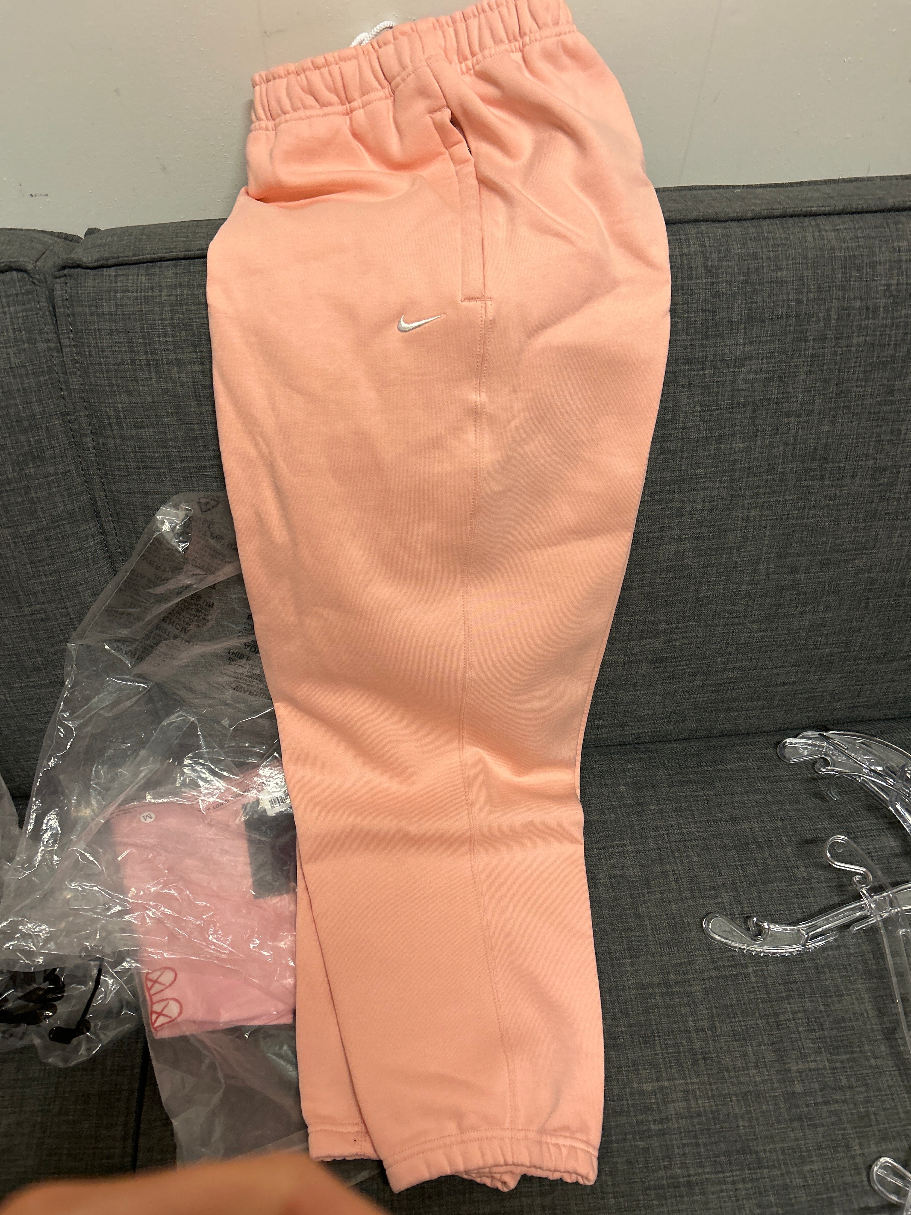Nike Pink Sweatpants Sz Large