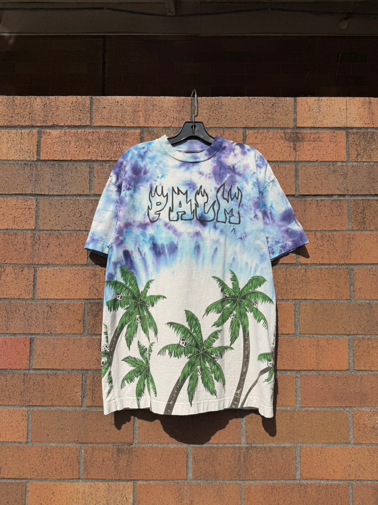 Palm Angels Palms&Skull Hand Dyed Tee Size M