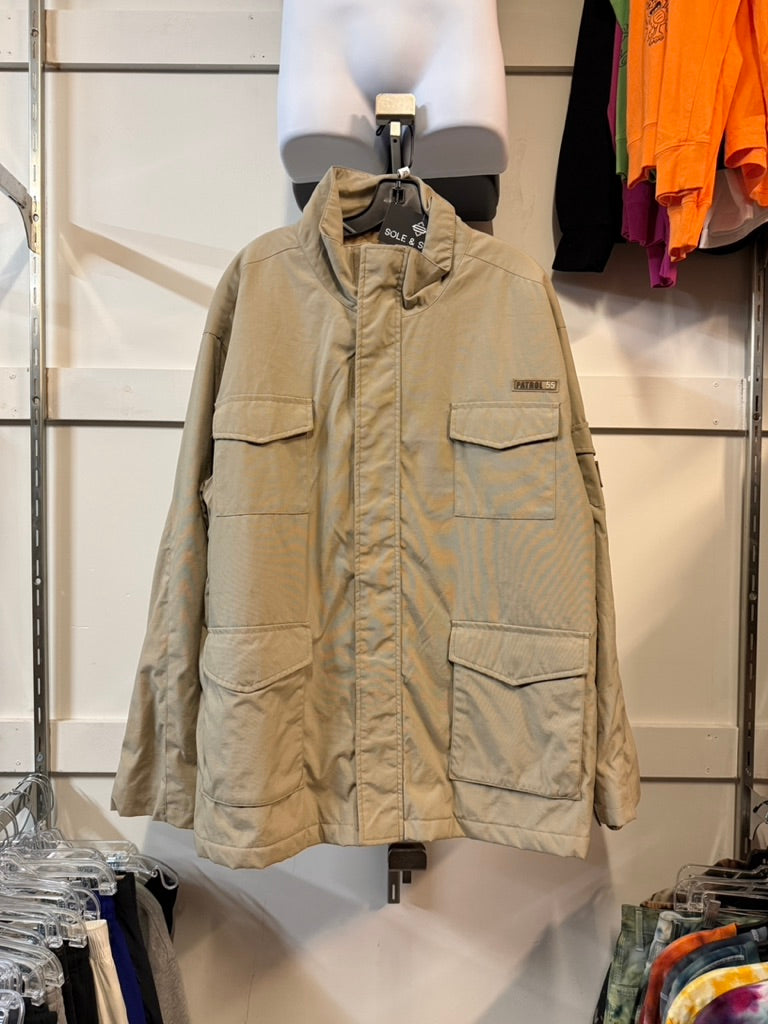 Y2K Patrol 55 Beige Ski Jacket Sz XL