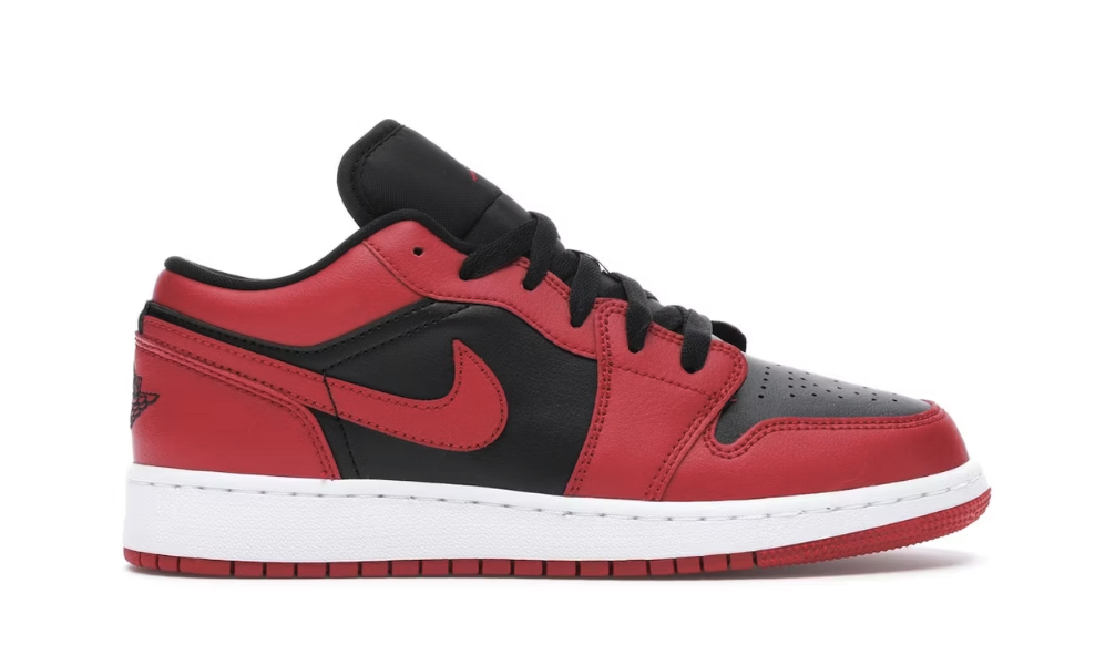 AIR JORDAN 1 LOW REVERSE BRED (GS) (SIZE 5Y)