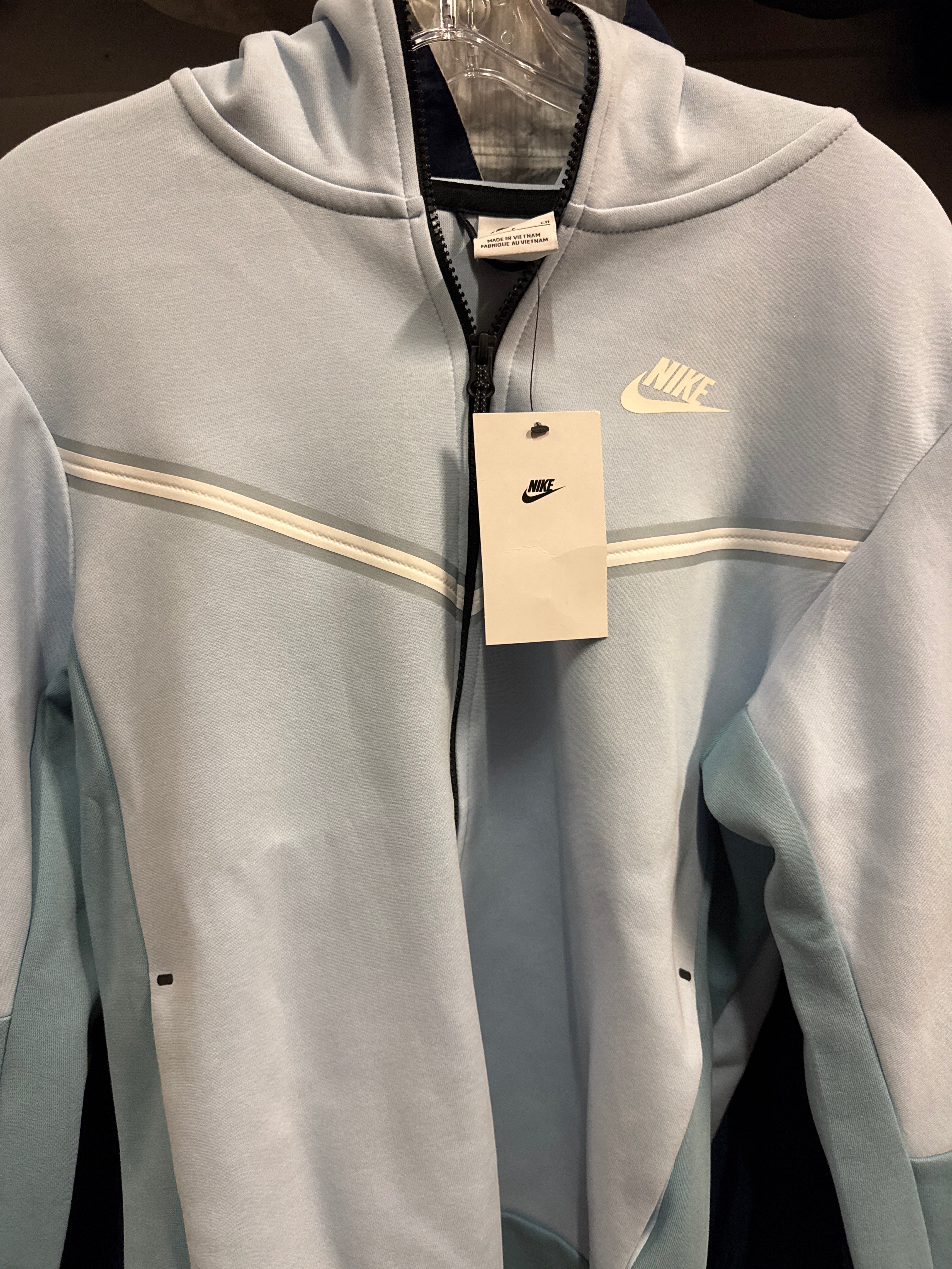 Nike Tech Fleece Celestine Blue Mens Sz Small