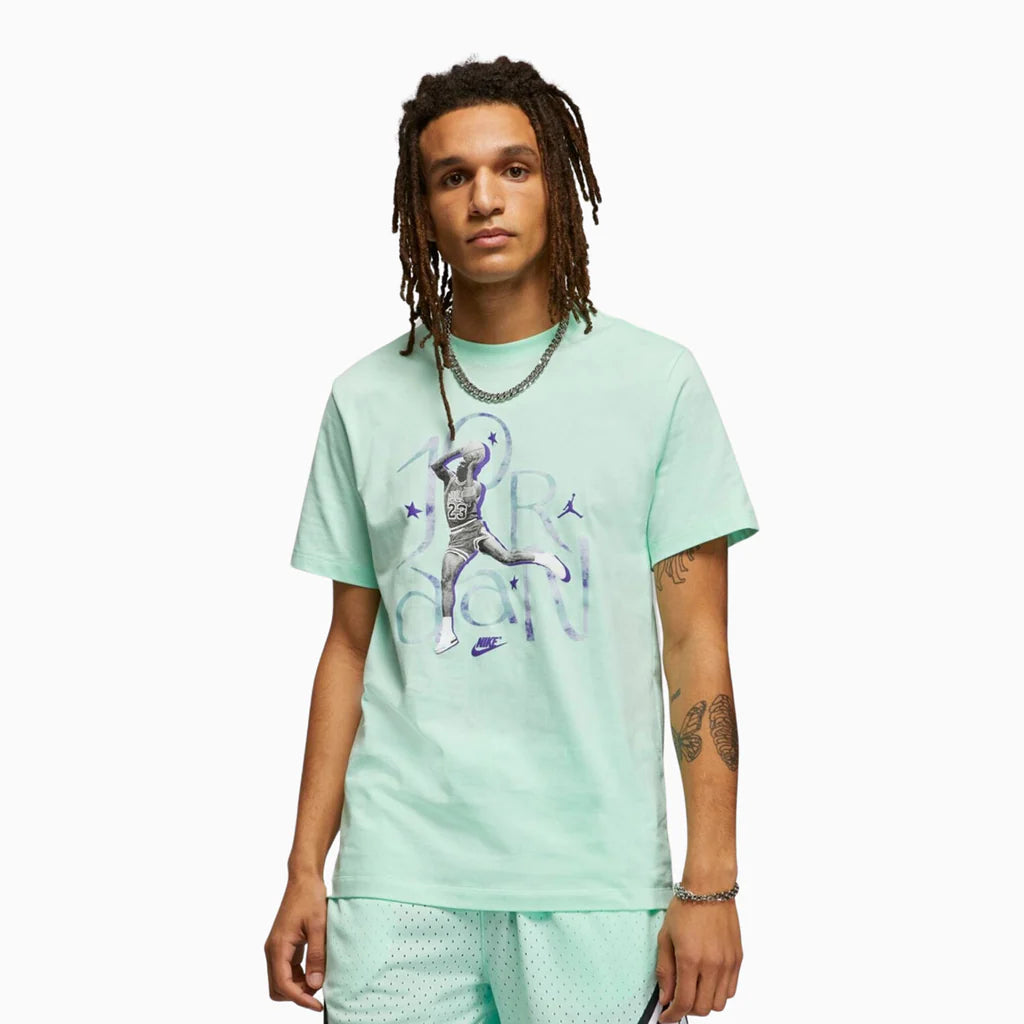 Jordan Sport DNA Graphic T Shirt Mint Foam Sz Small