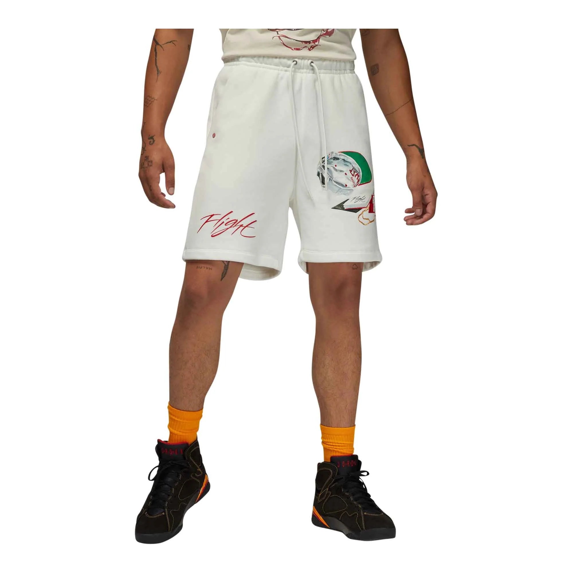 Jordan Artist Series By Jacob Rochester Fleece Shorts Sail SZ XXL