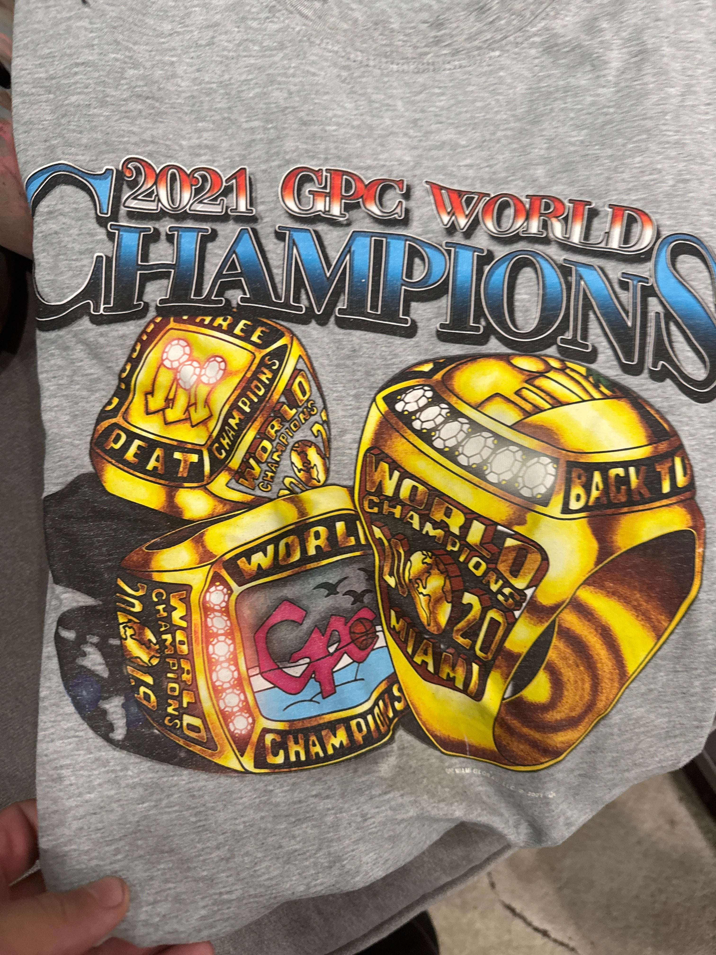 2021 GPC World Champions Sz Large