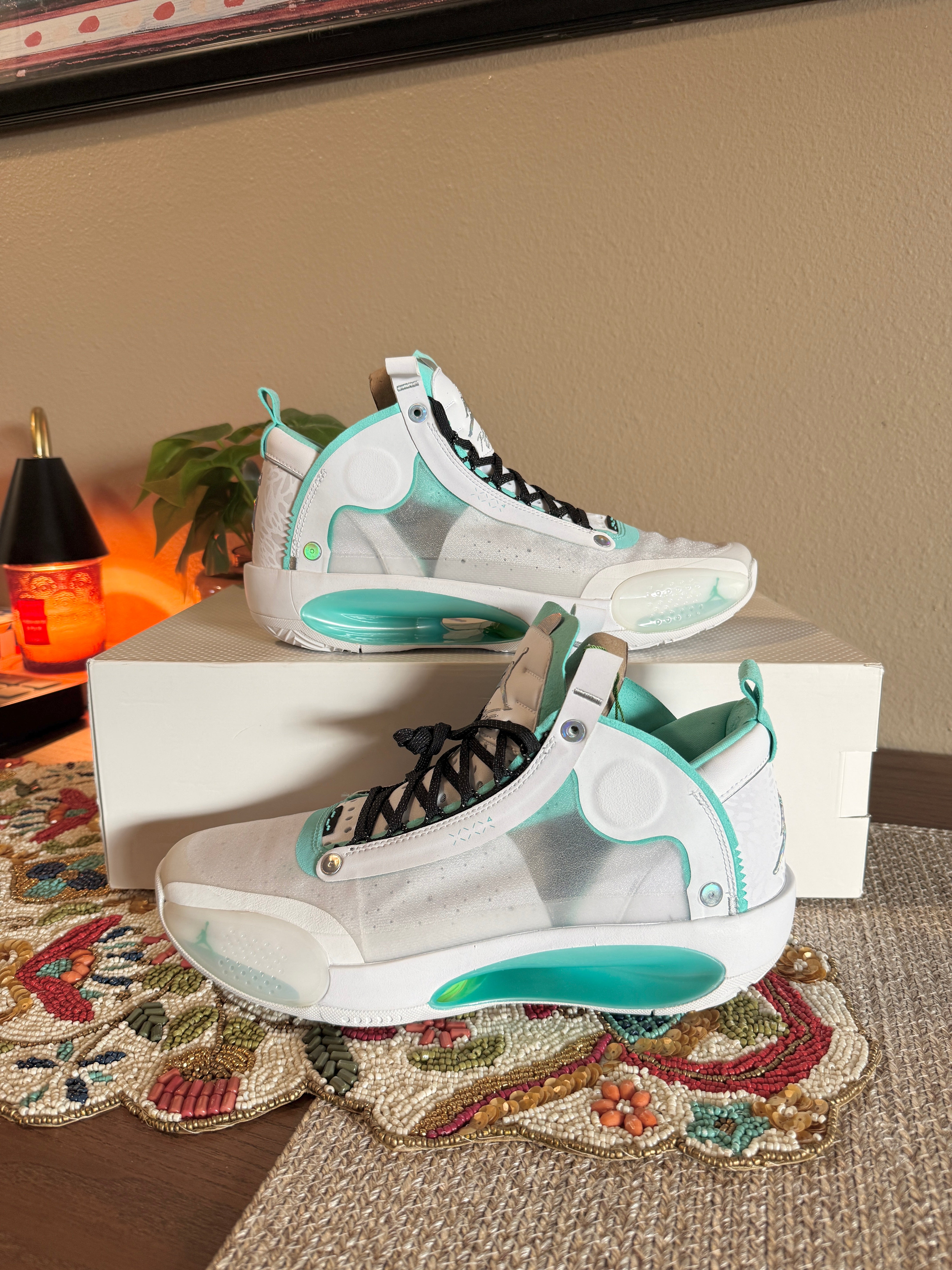 Jordan XXXIV Snow Leopard Size 12