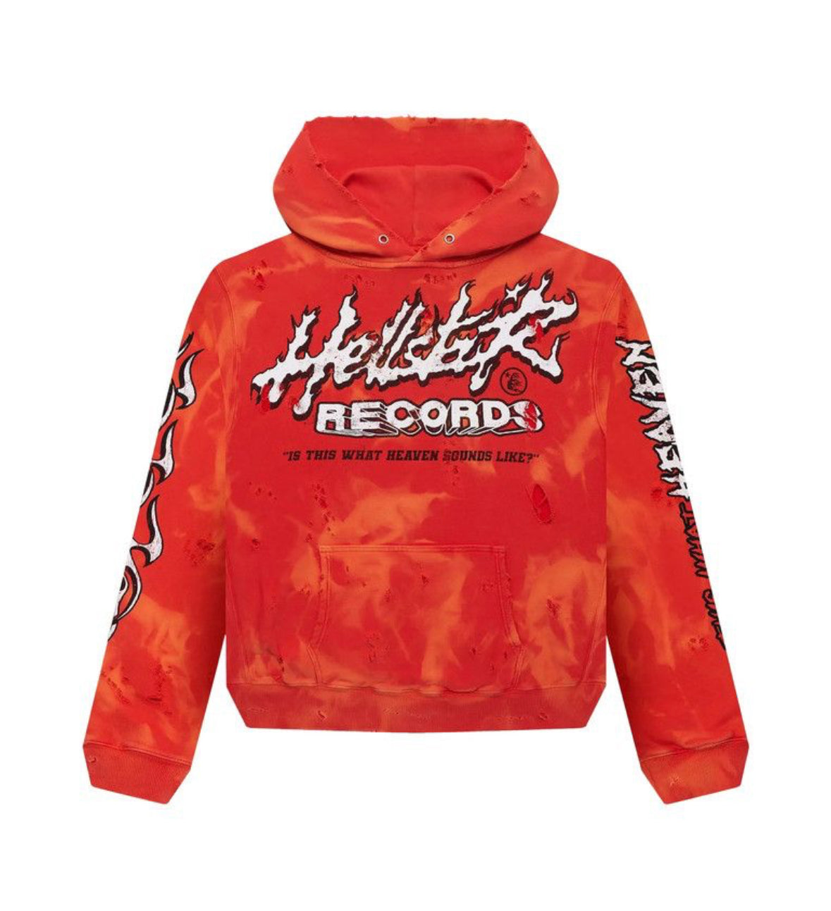 Hellstar Records Lava Washed Hoodie Sz Large