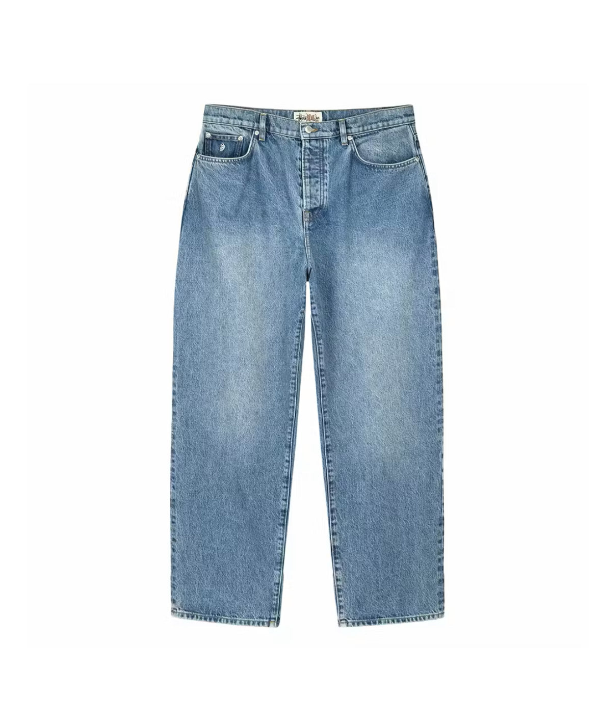 Stussy Big Ol’ Jeans Washed Blue Sz 28