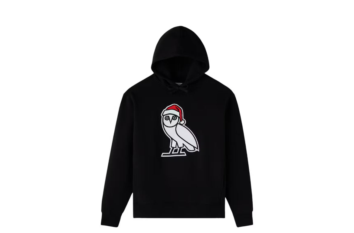 OvO Santa Black Hoodie Sz Large