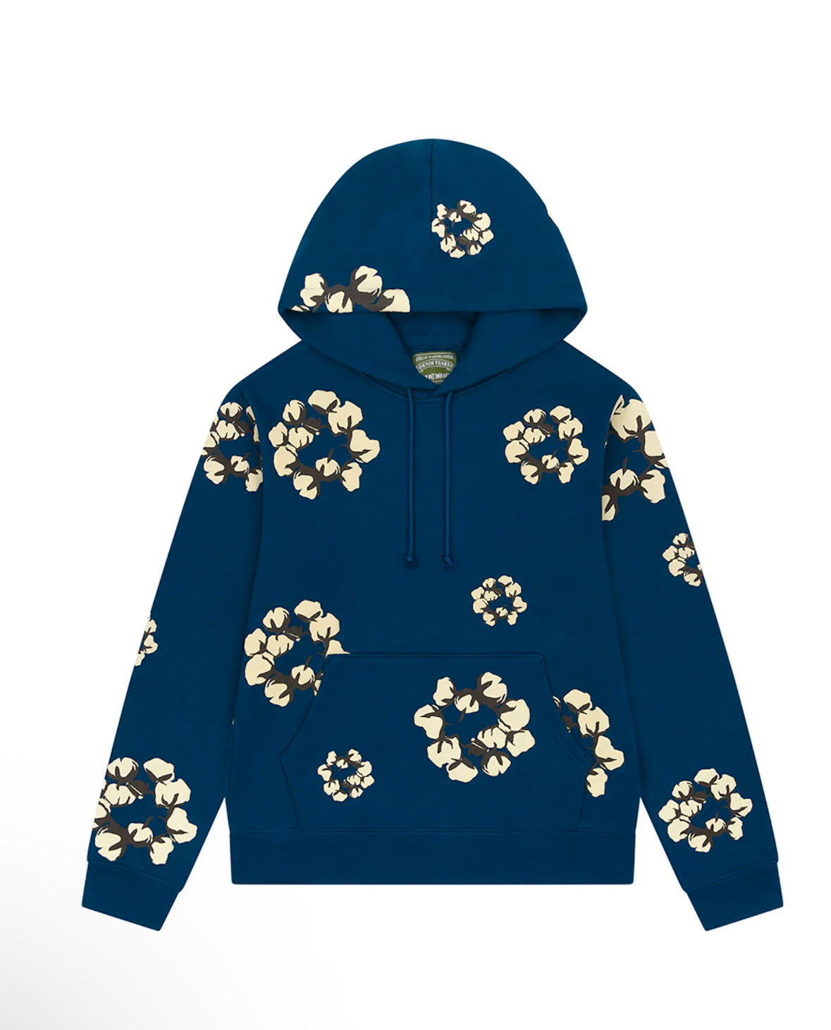 Denim Tears Cactus Wreath Hoodie Navy Sz Large