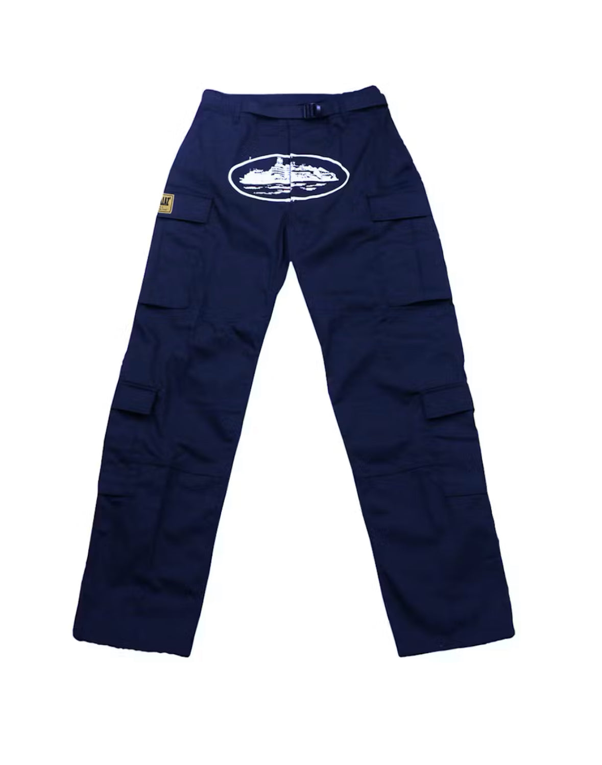 Corteiz Gueriliaz Navy Cargo Pants Sz Medium