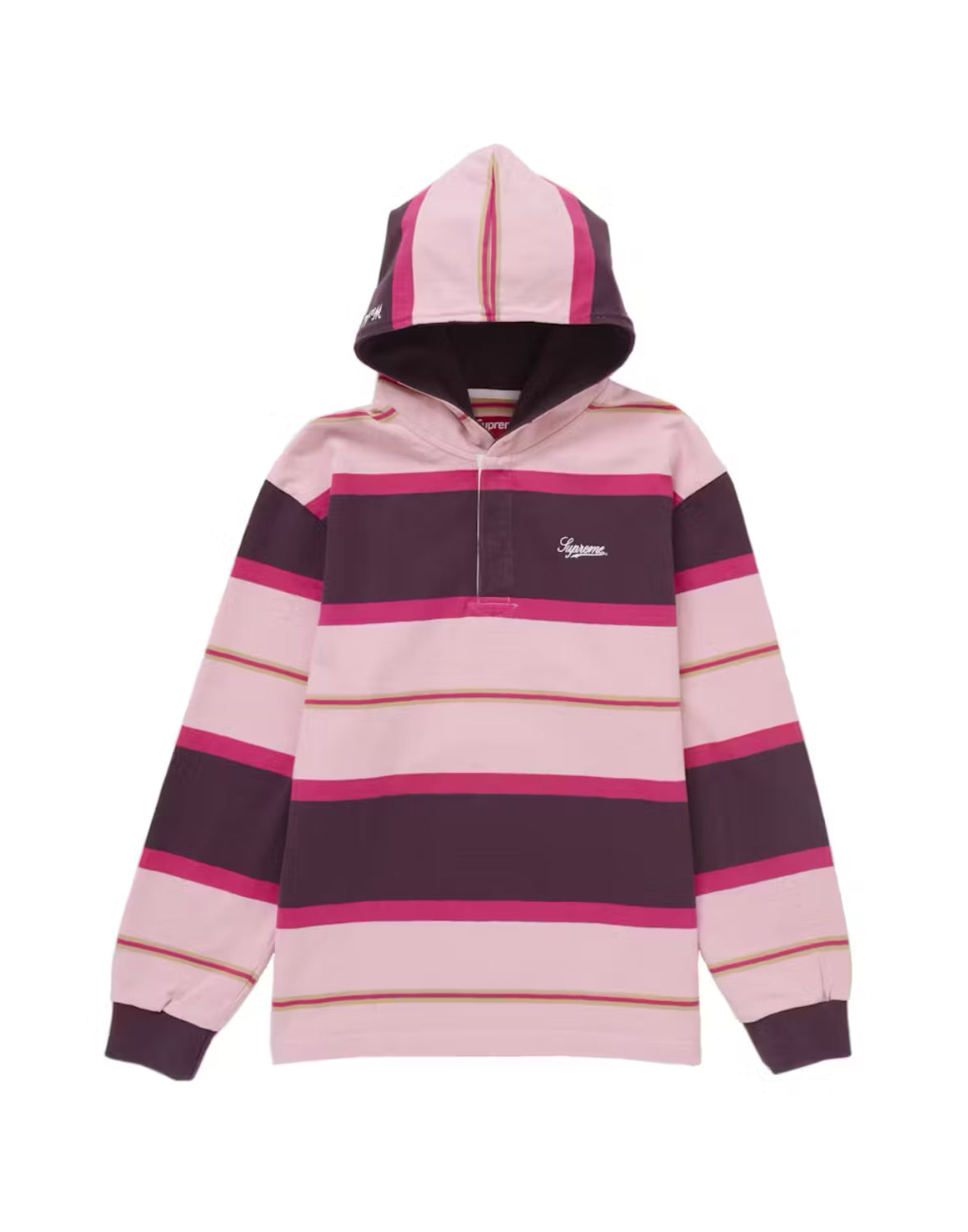 Supreme Hooded Rugby Sz Medium