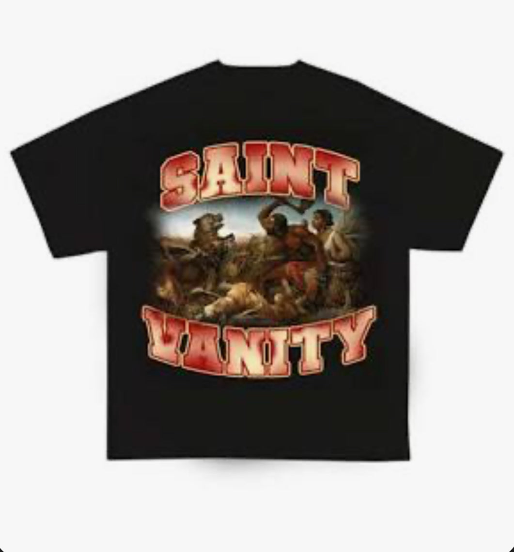 Saint Vanity BHM Tee Sz Large