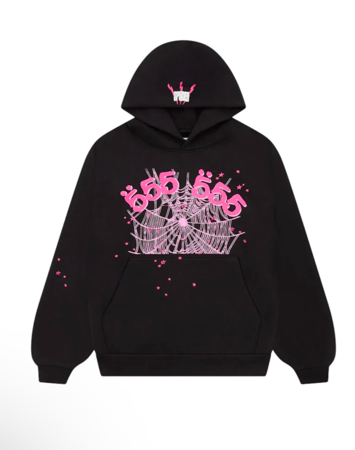 Sp5der Black Angel Number Hoodie Sz Medium