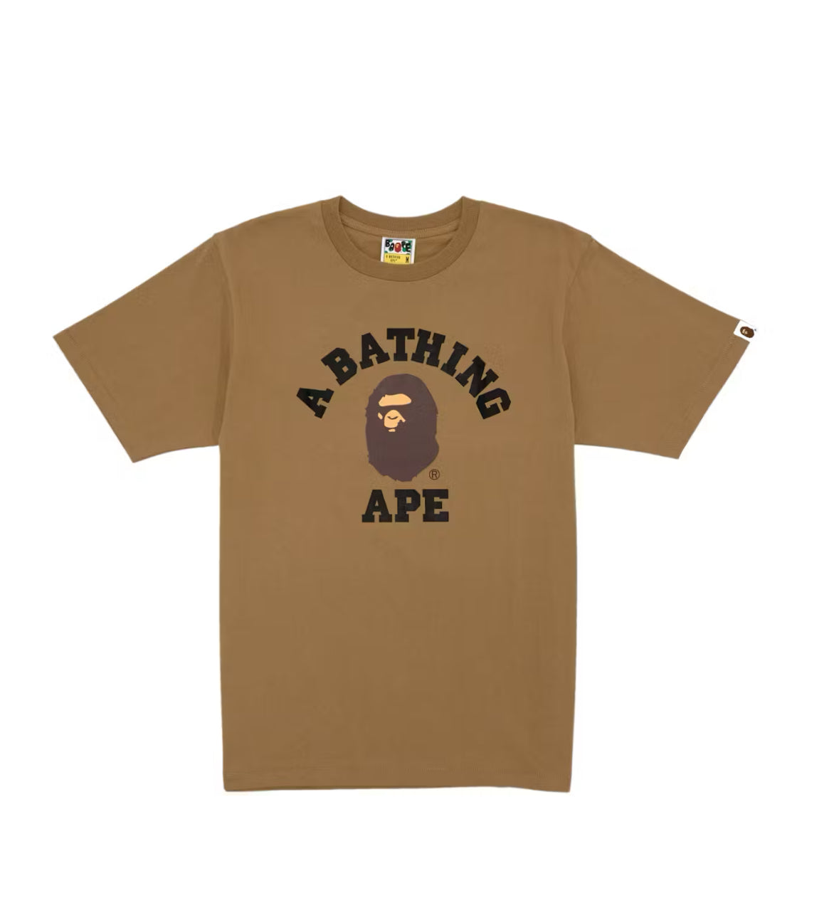 BAPE Beige Tee Sz Small