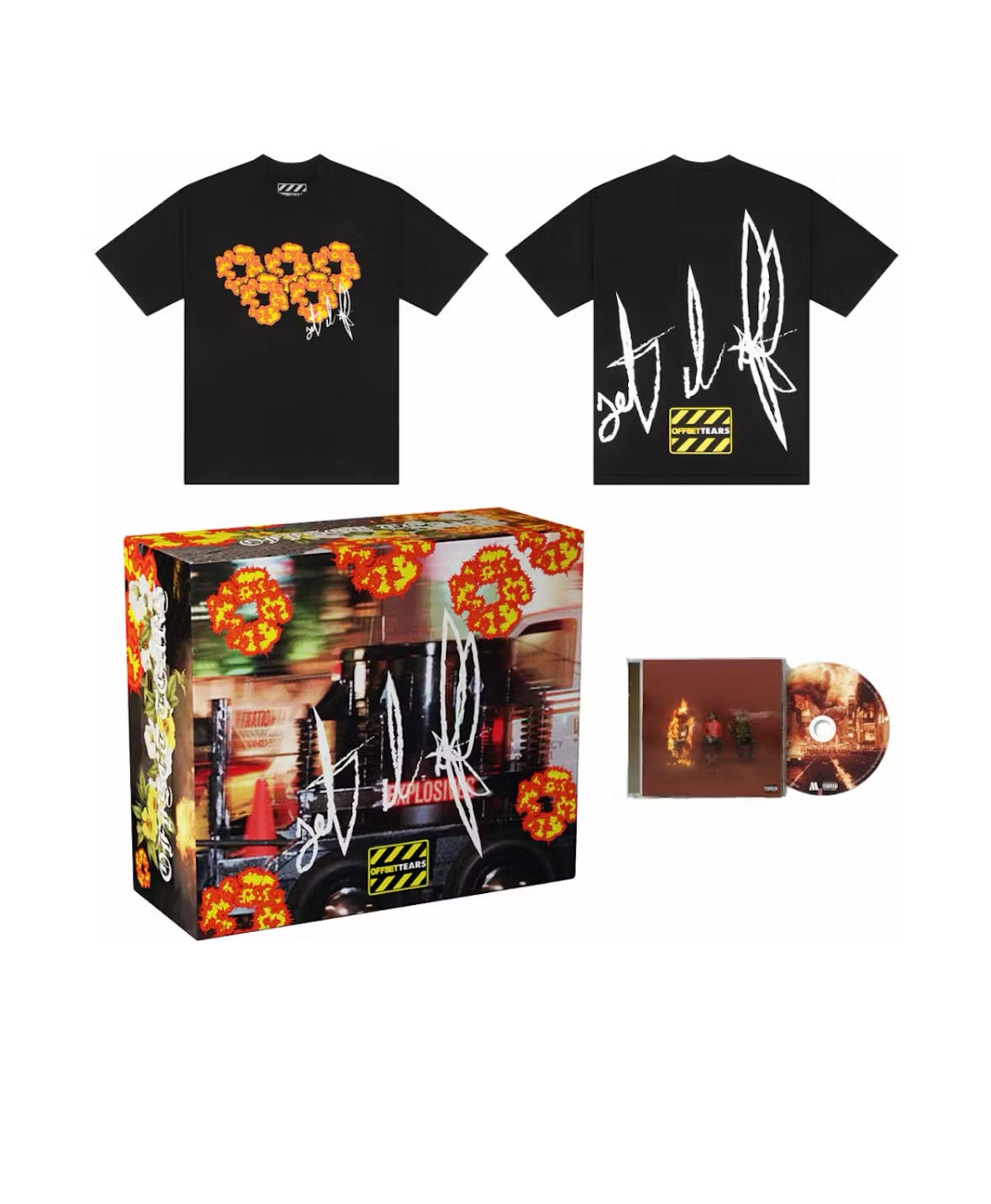 Denim Tears Offset Box Set 3 SZ 2XL (Shirt and CD)