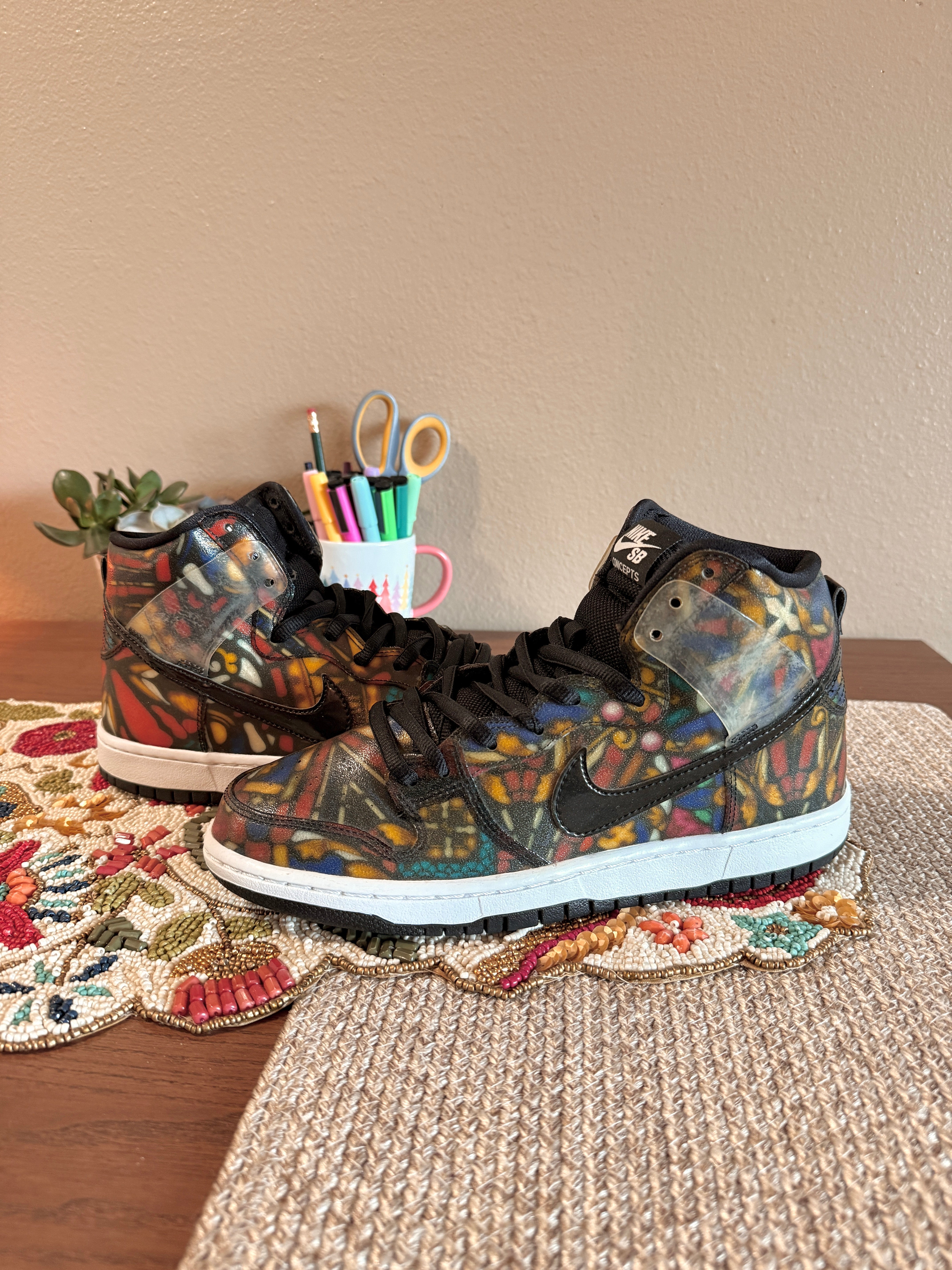 Concepts x Nike SB Dunk High Stained Glass Size 9 NO BOX