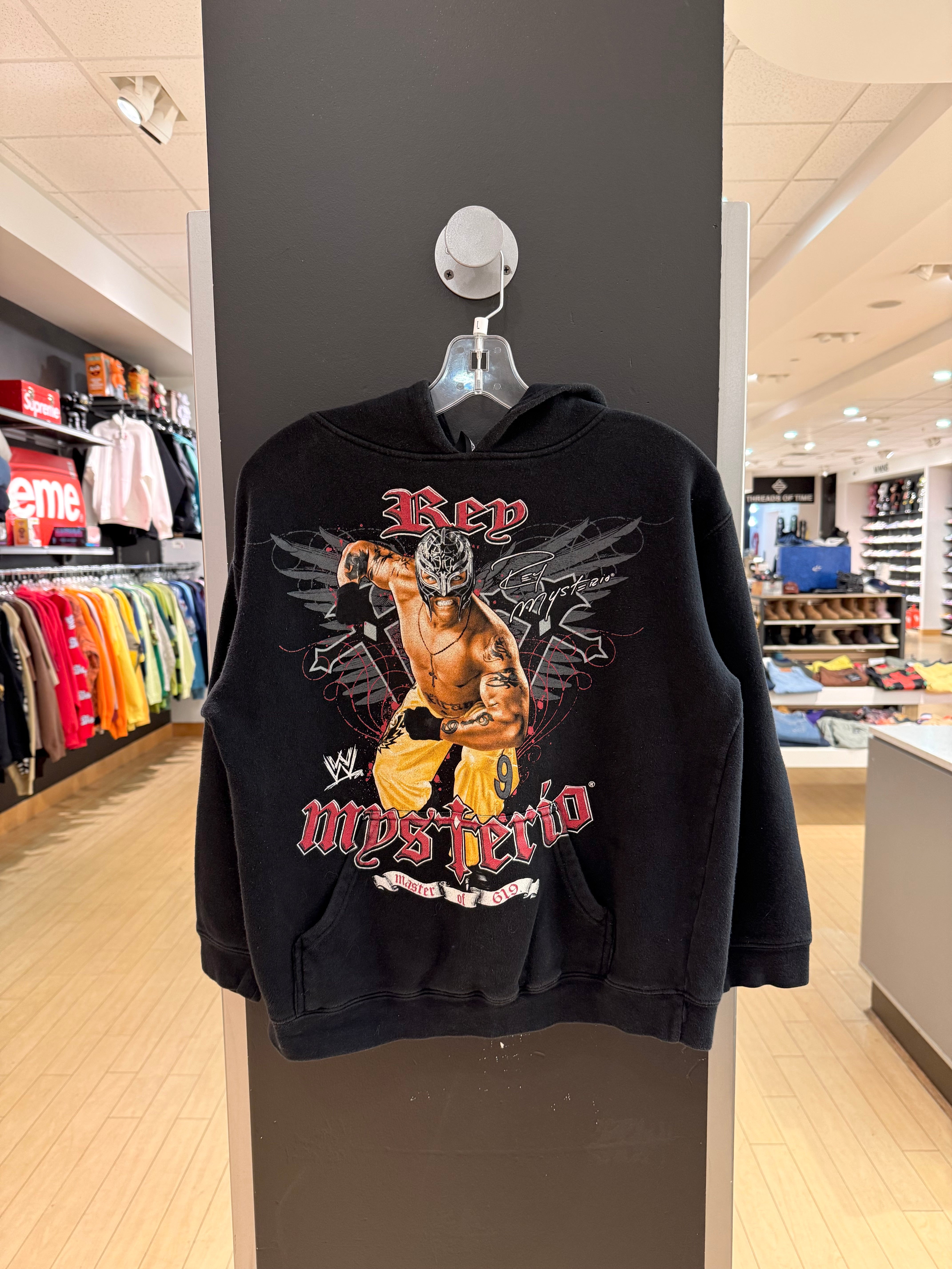 2007 Rey Mysterio Master of 619 Hoodie Sz Youth L