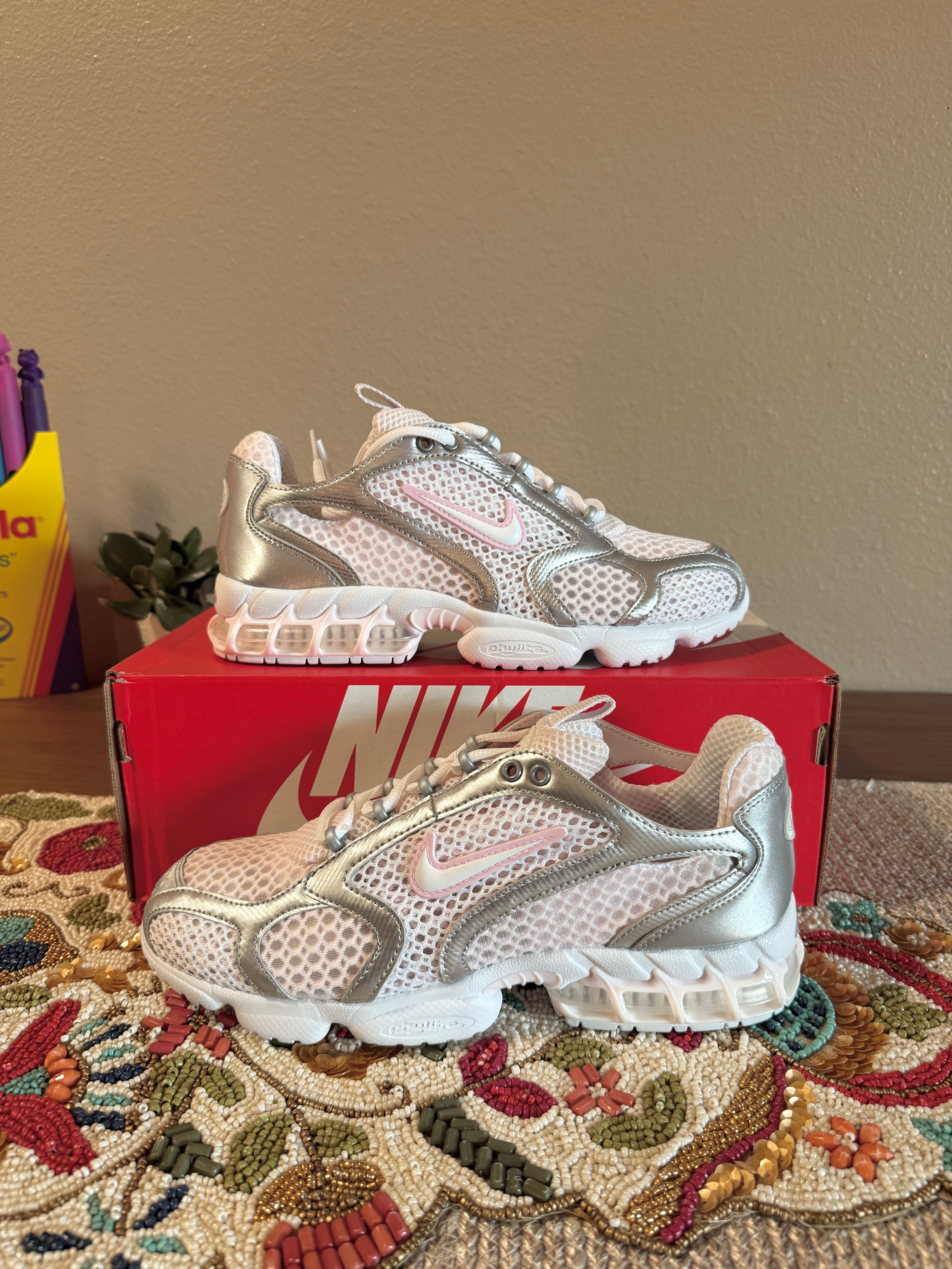 Nike Air Zoom Spiridon Cage 2 Pale Pink (Women's) Size 8.5